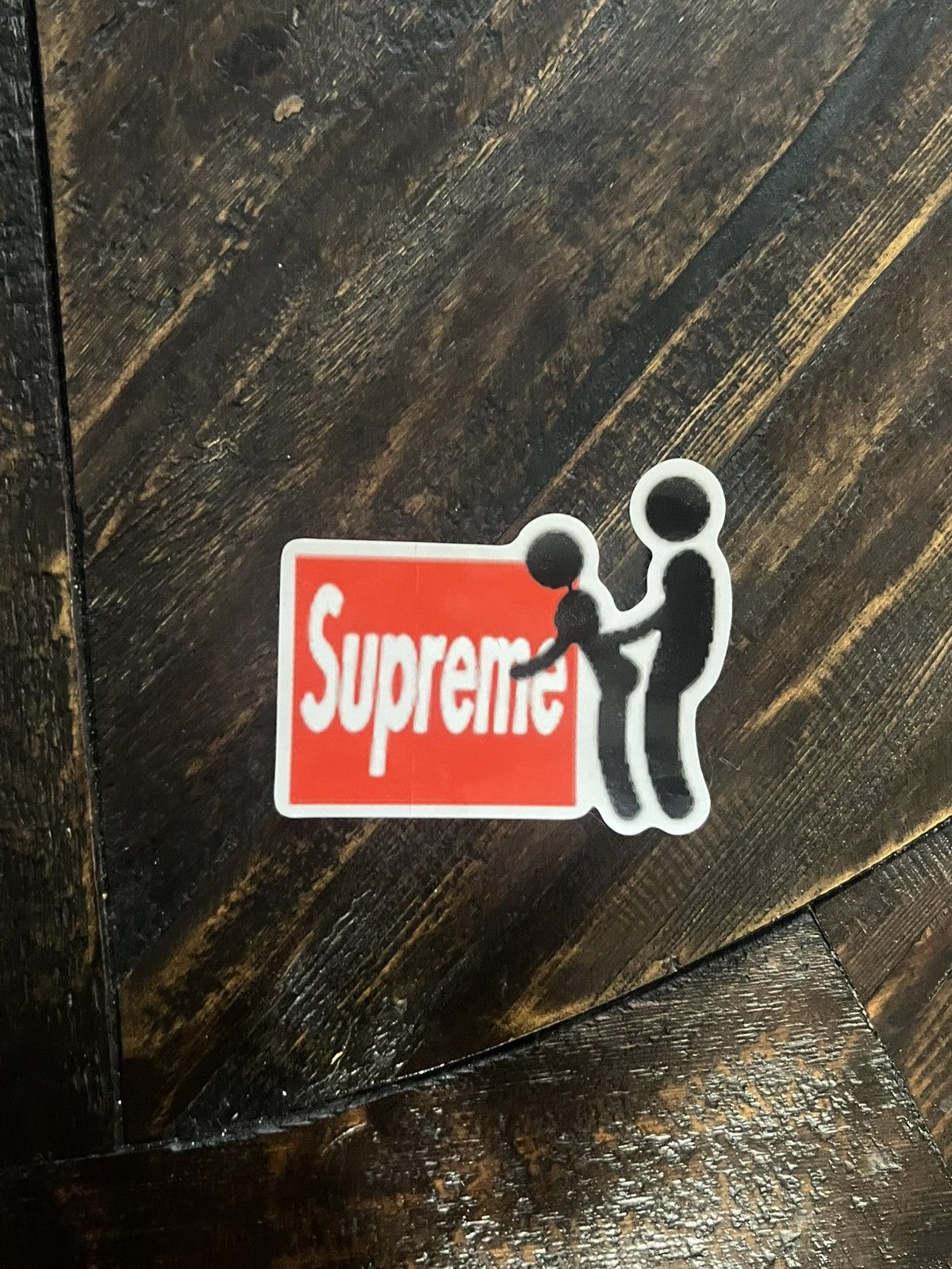 Supreme *RARE* Supreme FW25 $100 bill sticker + stick figure sticker Size ONE SIZE - 3 Thumbnail