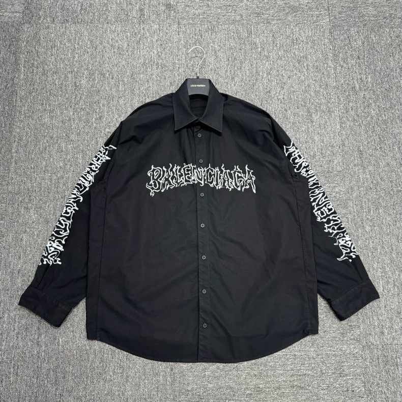 Balenciaga Balenciaga the Year of the Loong limited Sanskrit shirt-250 Size US S / EU 44-46 / 1 - 1 Thumbnail