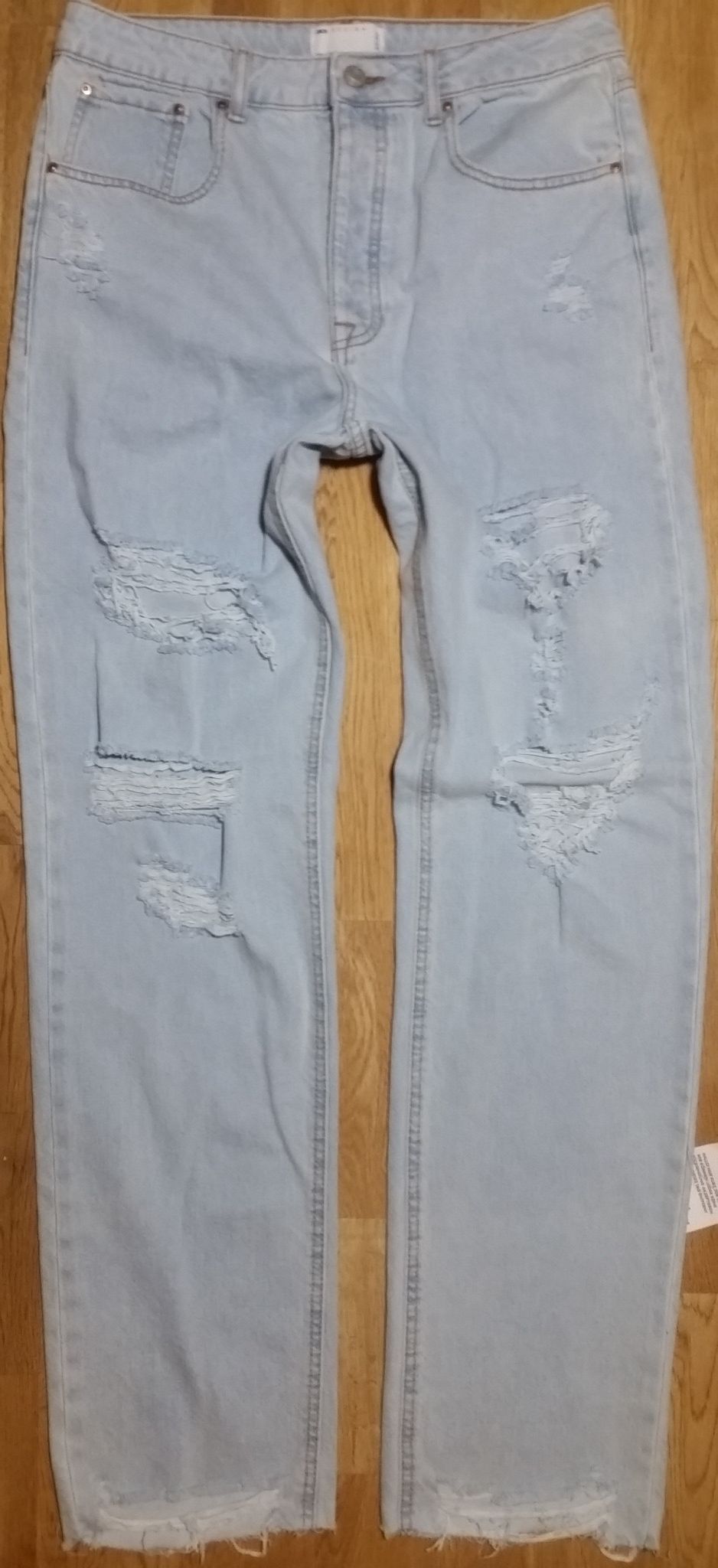 Vintage 💥For Tall 💥L36 L38 90s loose w33 holes distressed w31 w32 Size US 32 / EU 48 - 11 Thumbnail