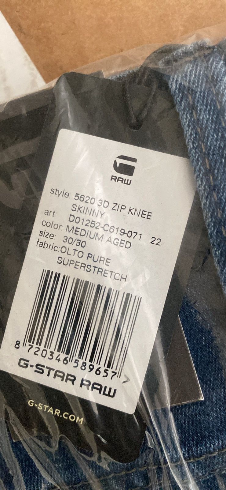 G-Star G-Star Raw Jeans Size US 30 / EU 46 - 3 Thumbnail