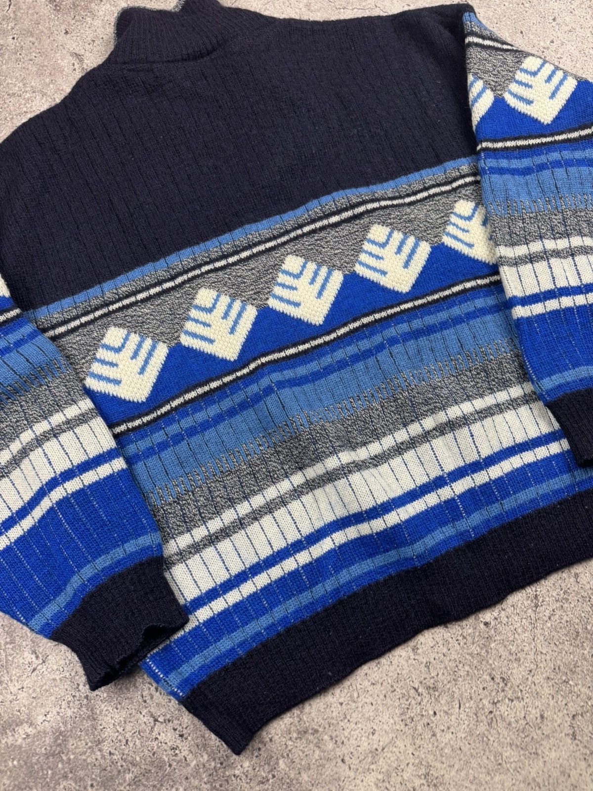 Lacoste ❄️Lacoste Chemise Vintage Made in France 1/4 Zip Knit Sweater Size US L / EU 52-54 / 3 - 11 Thumbnail