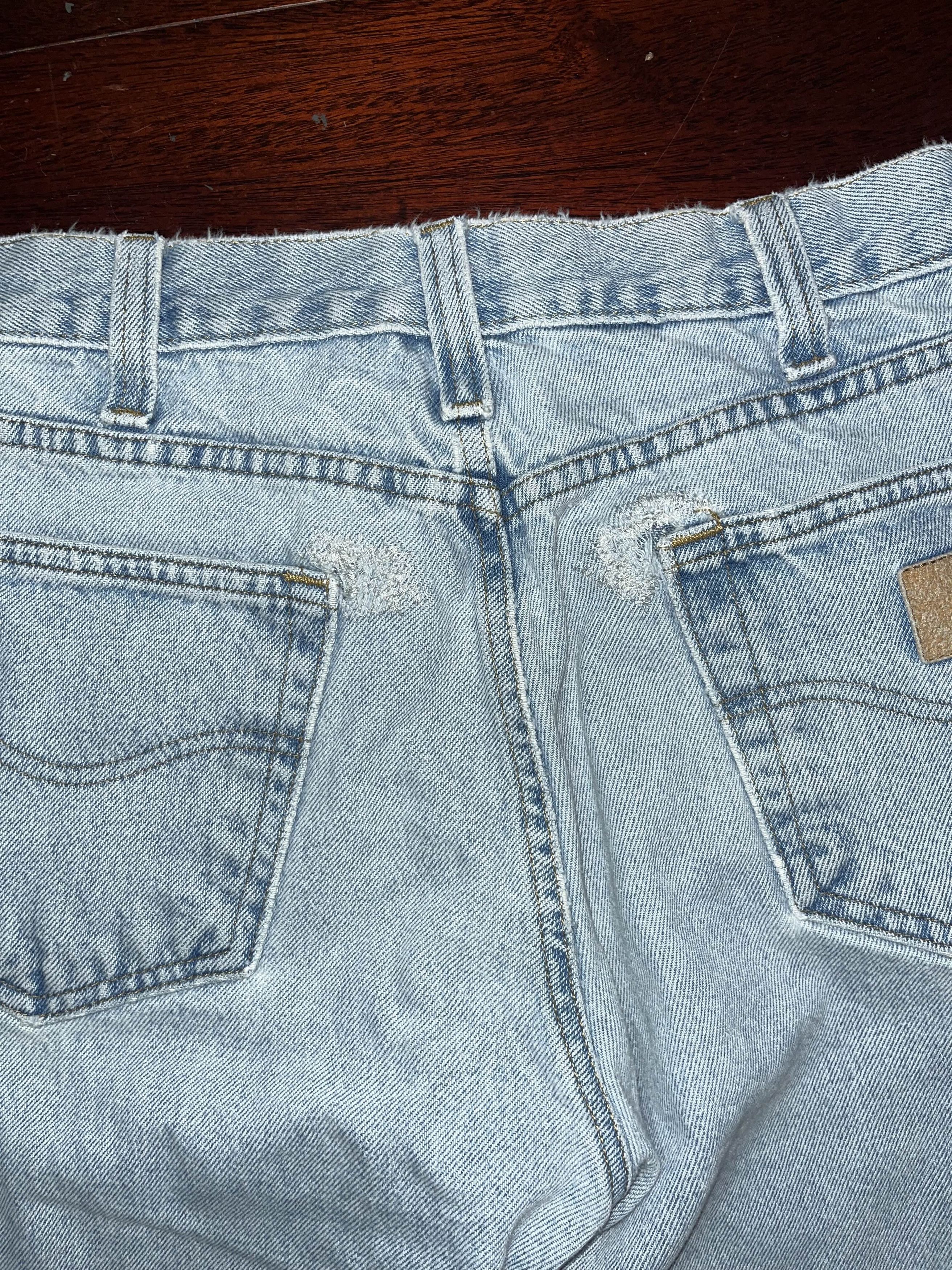 Carhartt × Vintage CARHARTT Light Wash Distressed Denim Size US 31 - 3 Thumbnail