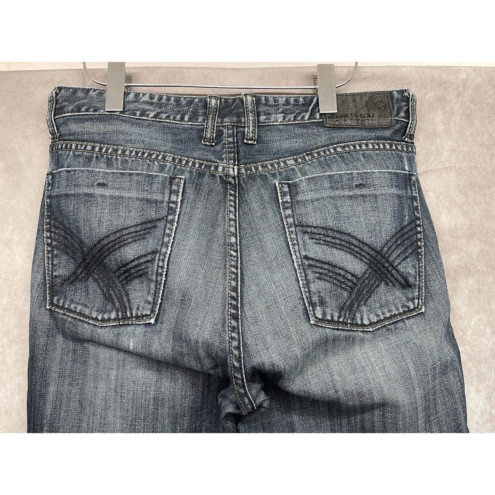 Kenneth Cole VTG Y2K Kenneth Cole Jeans 32 x 30 Blue Boot Cut (903) Grung Size US 32 / EU 48 - 8 Thumbnail