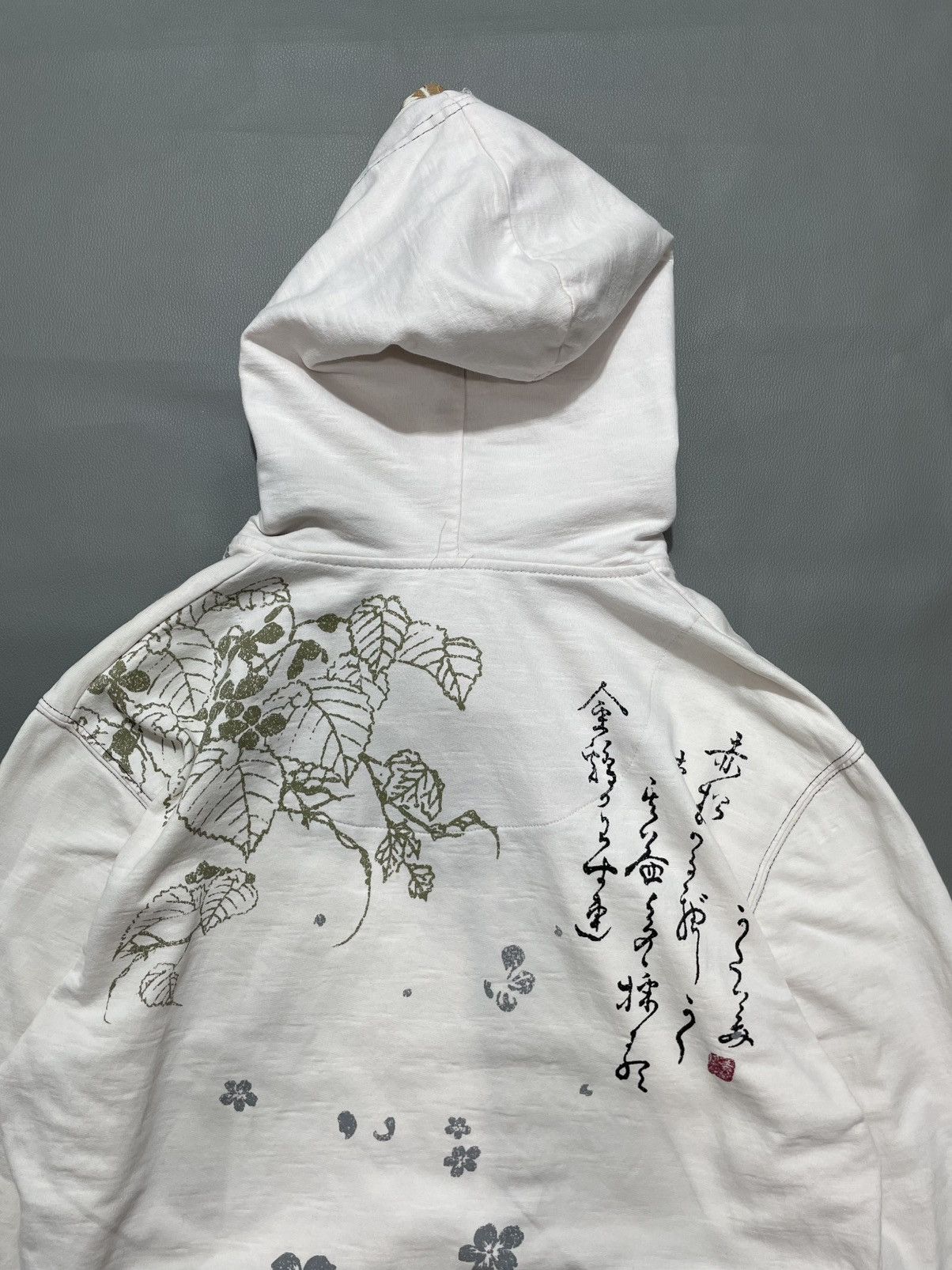Karakuri Tamashii Japanese Sukajan Zip Hoodie Distressed Size US XL / EU 56 / 4 - 6 Thumbnail
