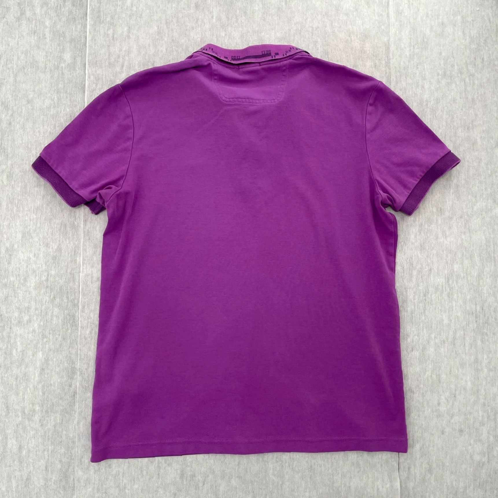 Hugo Boss VINTAGE Hugo Boss Polo Shirt Men Adult Medium Purple Cotton Logo 90s Casual Size US M / EU 48-50 / 2 - 2 Thumbnail