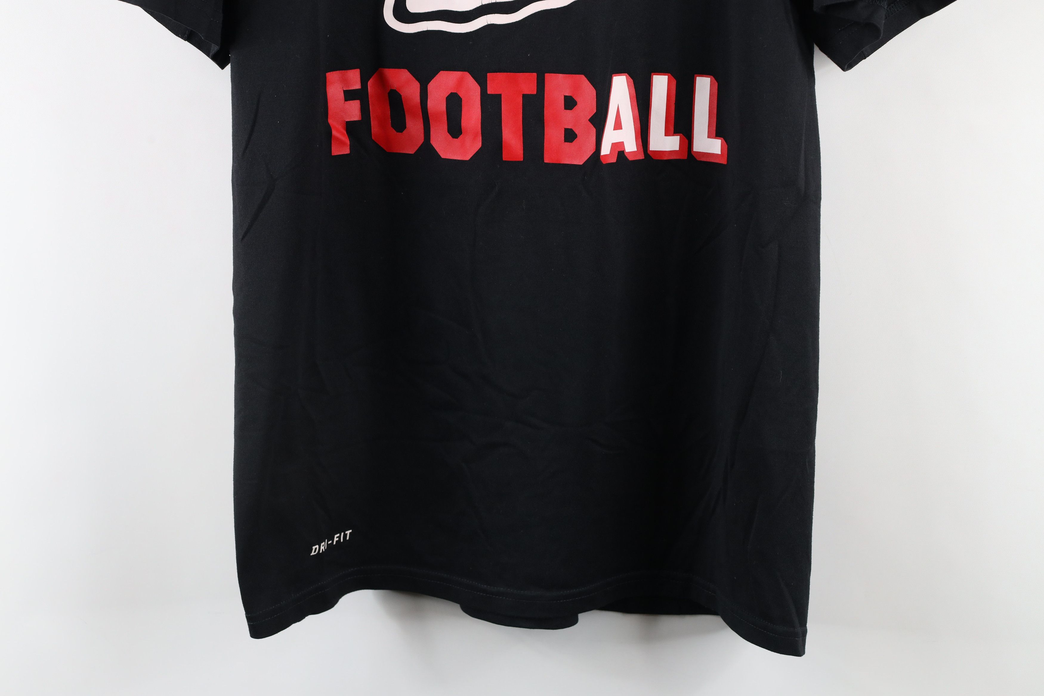 Nike × Vintage Nike On Field Kansas City Chiefs Football T-Shirt Black Size US M / EU 48-50 / 2 - 3 Thumbnail