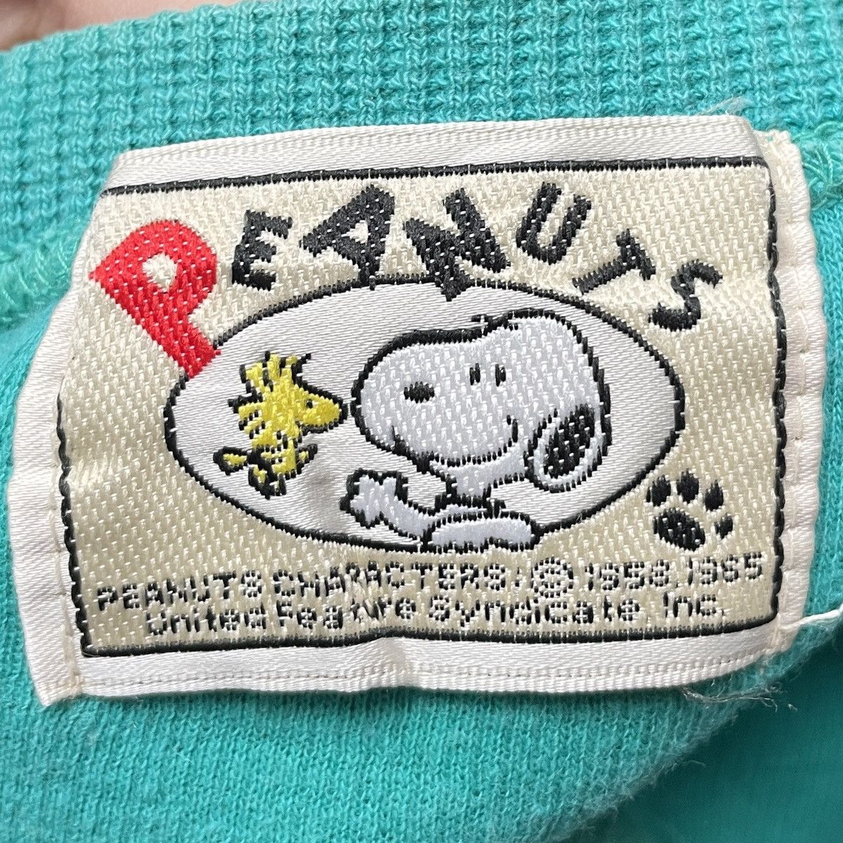 Peanuts Vintage Cartoon Peanuts Overprint Sweatshirt 1990s Size US M / EU 48-50 / 2 - 9 Thumbnail