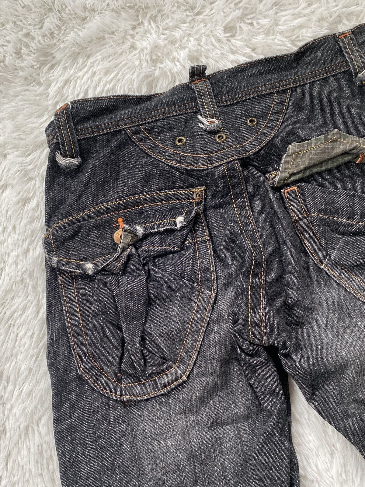 Edwin RARE💥 Stonewash vintage Edwin 505 Bushpant jeans BOOTCUT Size US 29 - 17 Thumbnail