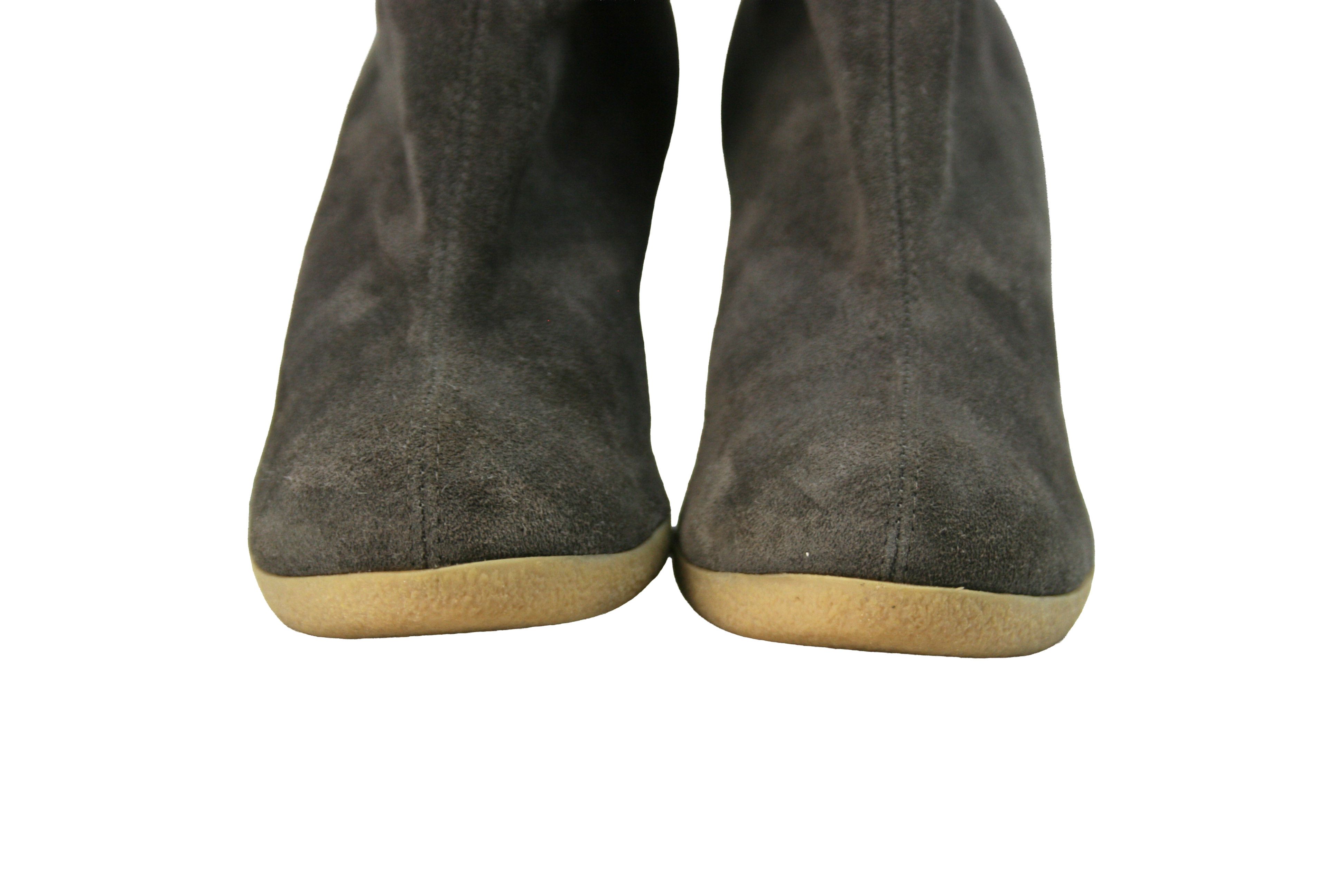 Jil Sander 2008 Raf Simons Era Knee High Suede Boots Vintage Size US 8 / IT 38 - 5 Thumbnail