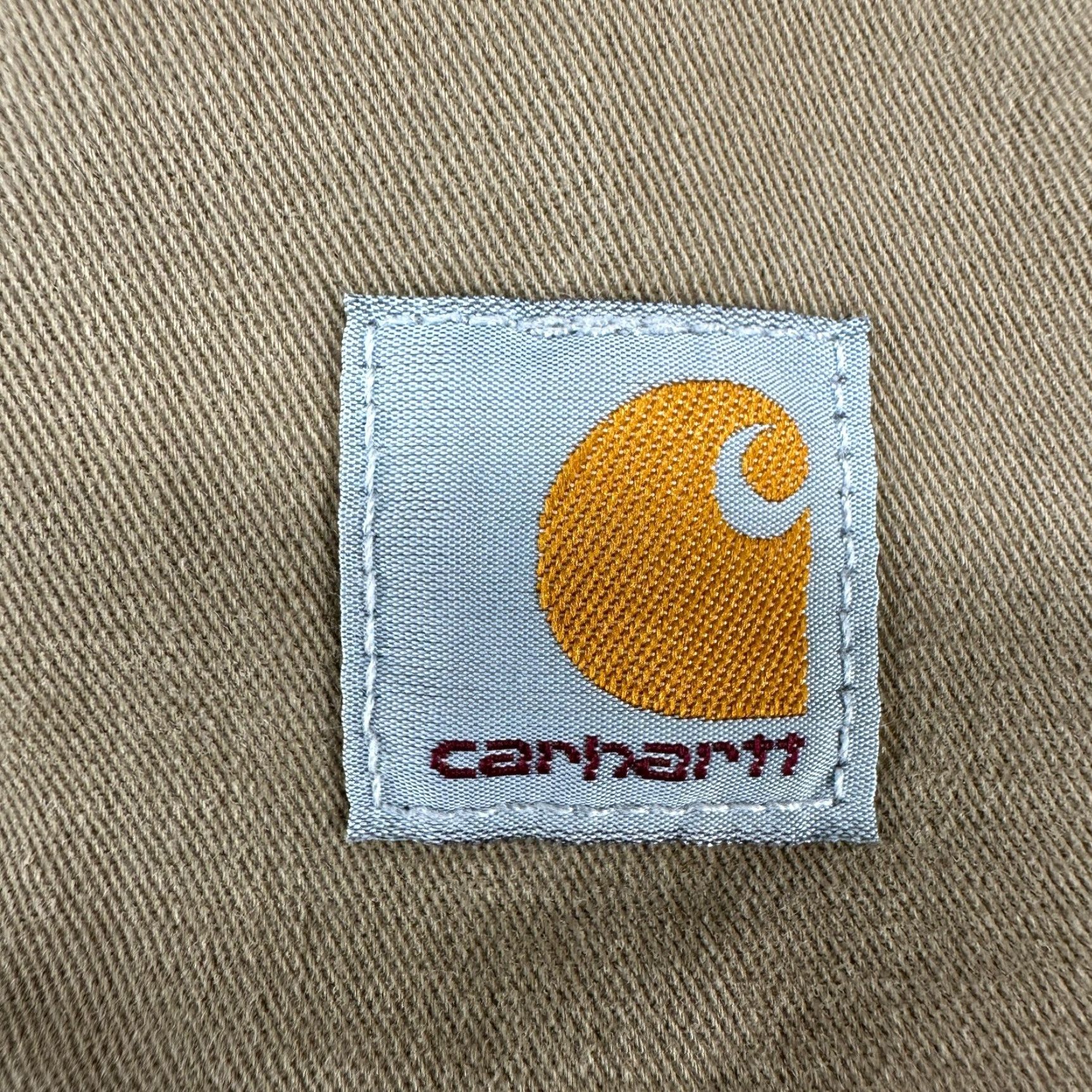 Carhartt Carhartt Pants Men 38x30 Brown Tan Carpenter Straight Relaxed Cotton Rugged Flex Workwear Casual 5-Pocket Solid Logo Zipper Button Inseam 30 in Size US 38 / EU 54 - 3 Thumbnail
