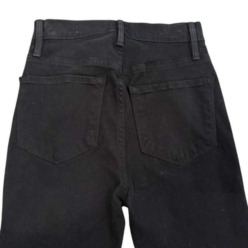 Frame Frame Ali High Rise Cigarette Jeans in Noir, Size 24 Size 24" / US 00 / IT 34 - 8 Thumbnail
