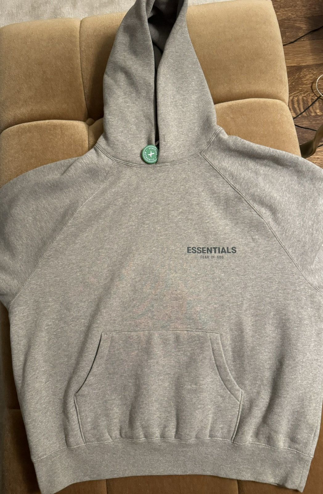 Essentials Essentials Grey Hoodie | Grailed