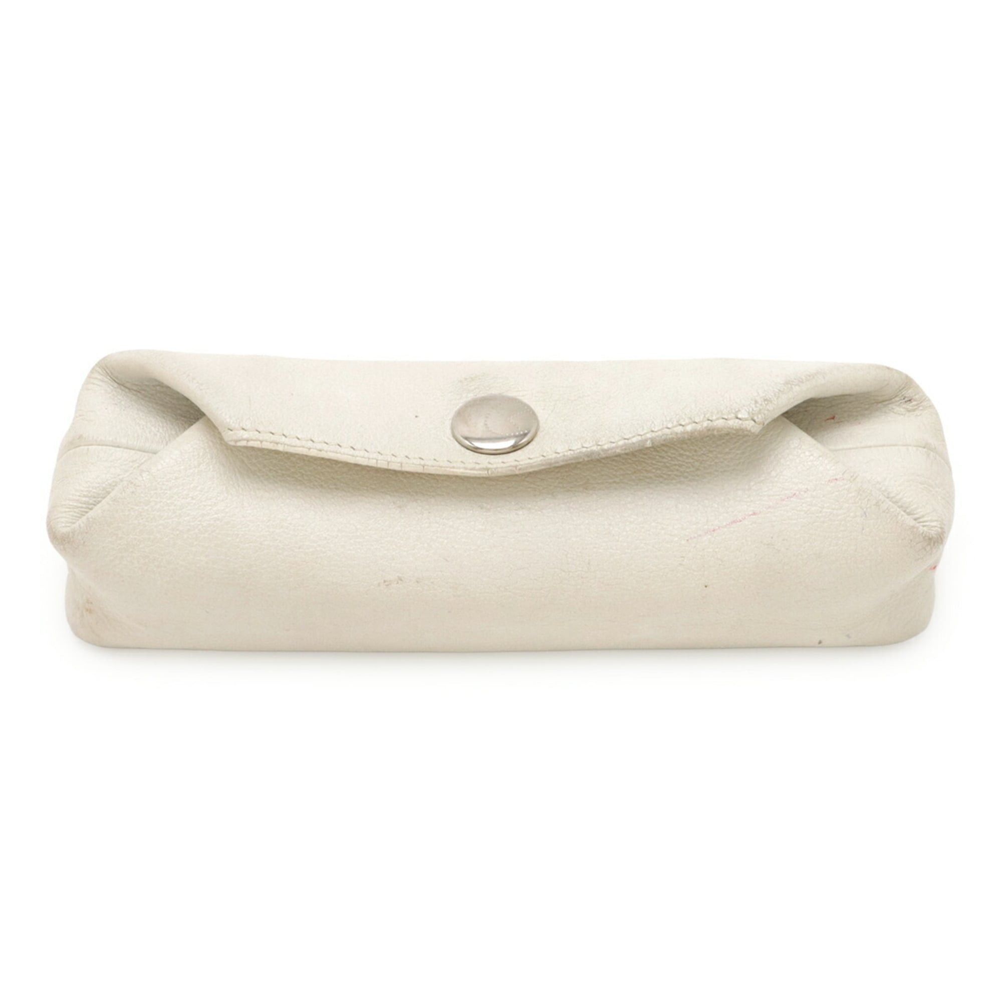 Hermes HERMES Bepop PM Pouch Pencil Case Leather Off-White with K Stamp Size ONE SIZE - 1 Thumbnail