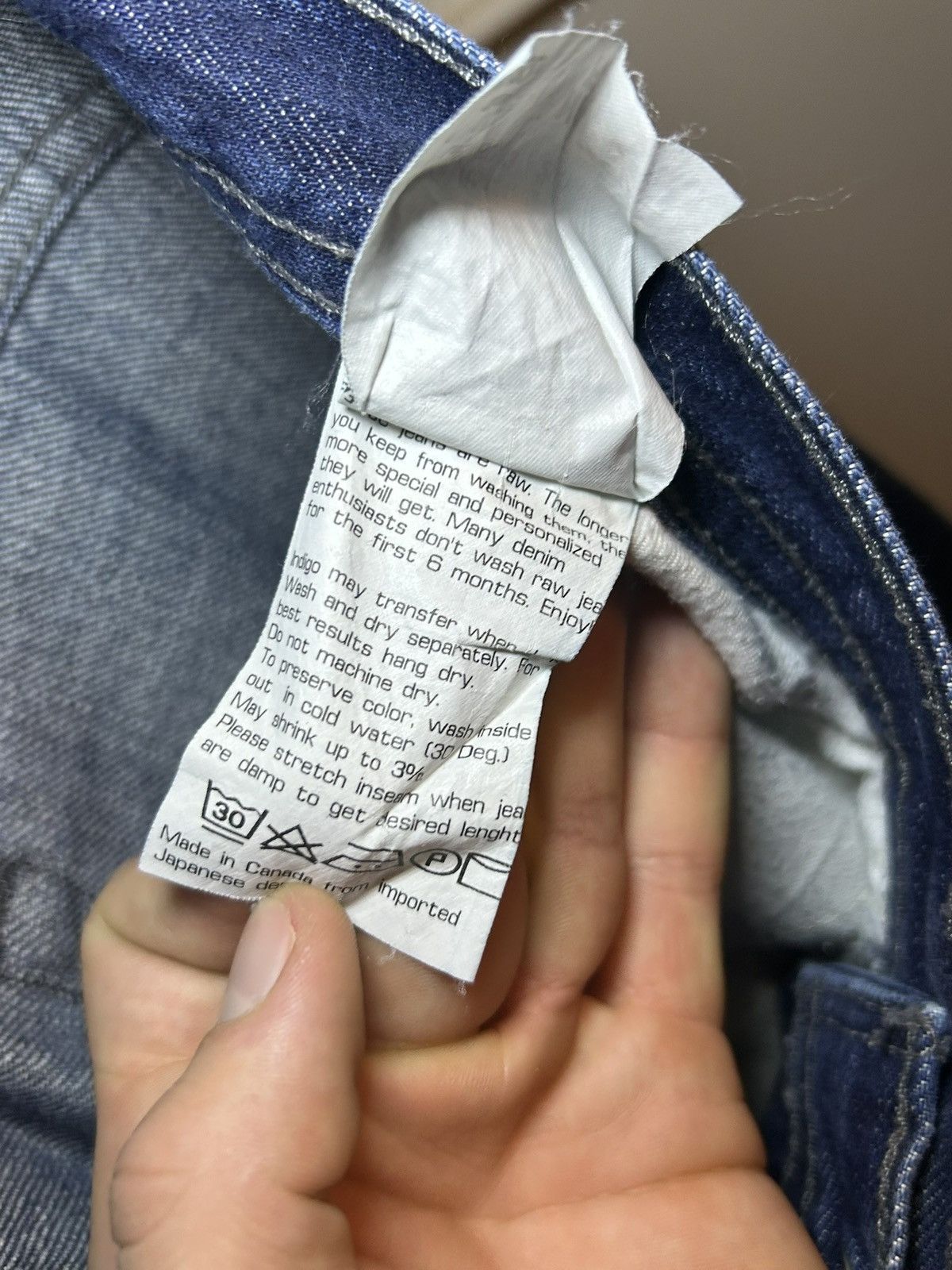 Naked & Famous Vintage Naked and Famous raw salvage denim skinny jeans Size US 32 / EU 48 - 7 Thumbnail