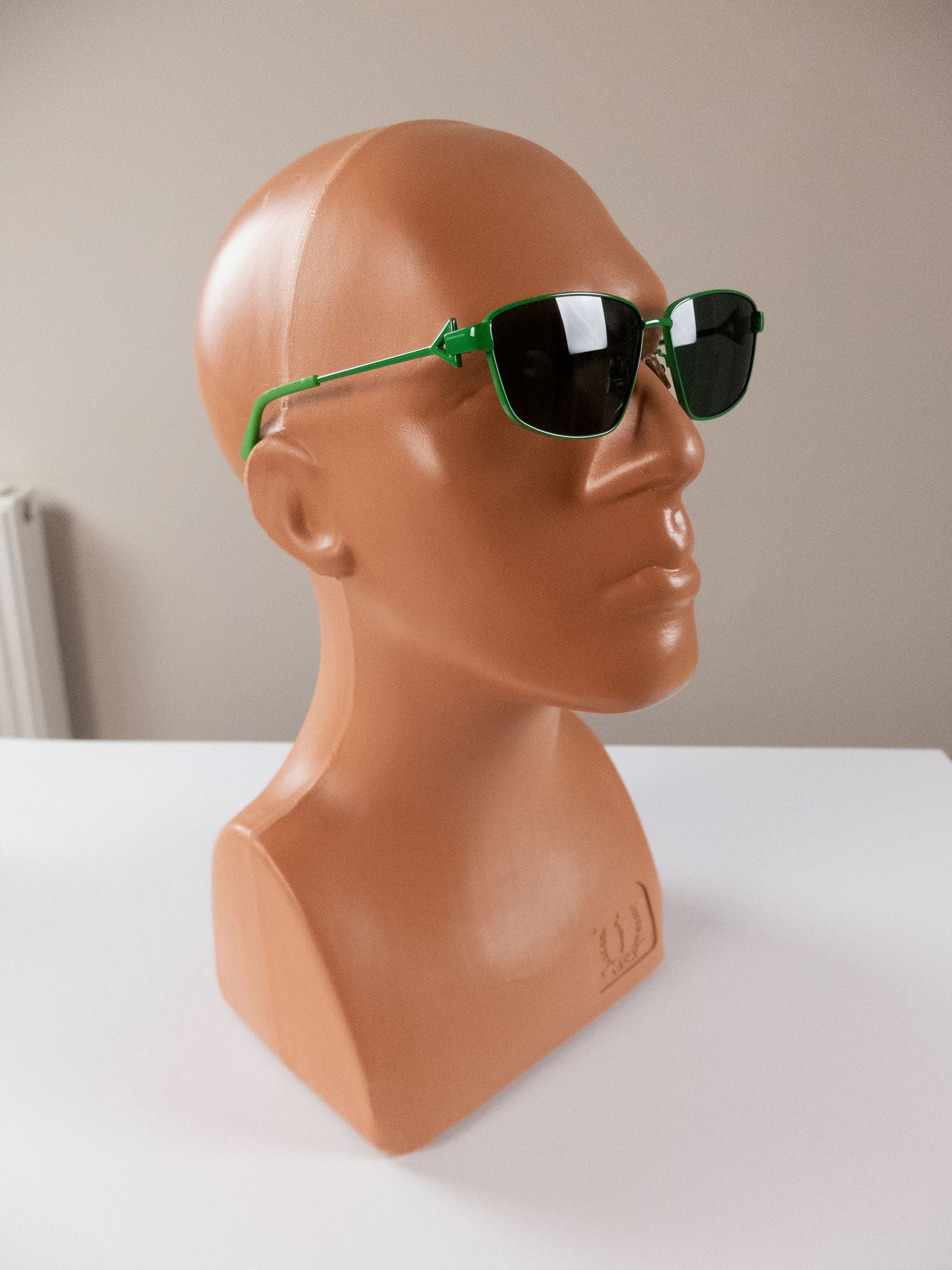 Bottega Veneta BOTTEGA VENETA Turn green square metal sunglasses BV1185S Size ONE SIZE - 11 Thumbnail