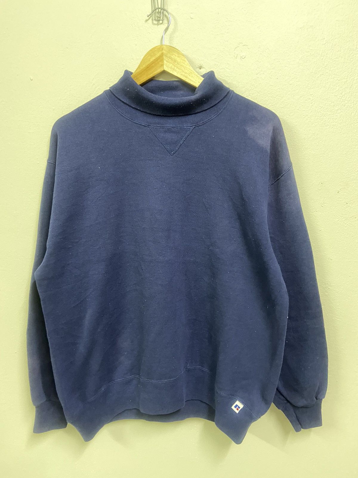 Russell Athletic Rare Russell Athletic Turtleneck Sweatshirt Size US XL / EU 56 / 4 - 1 Thumbnail