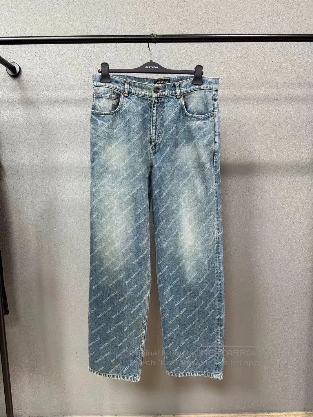 Balenciaga Balenciaga All-over Print Denim Jeans. Size US 27 - 1 Thumbnail