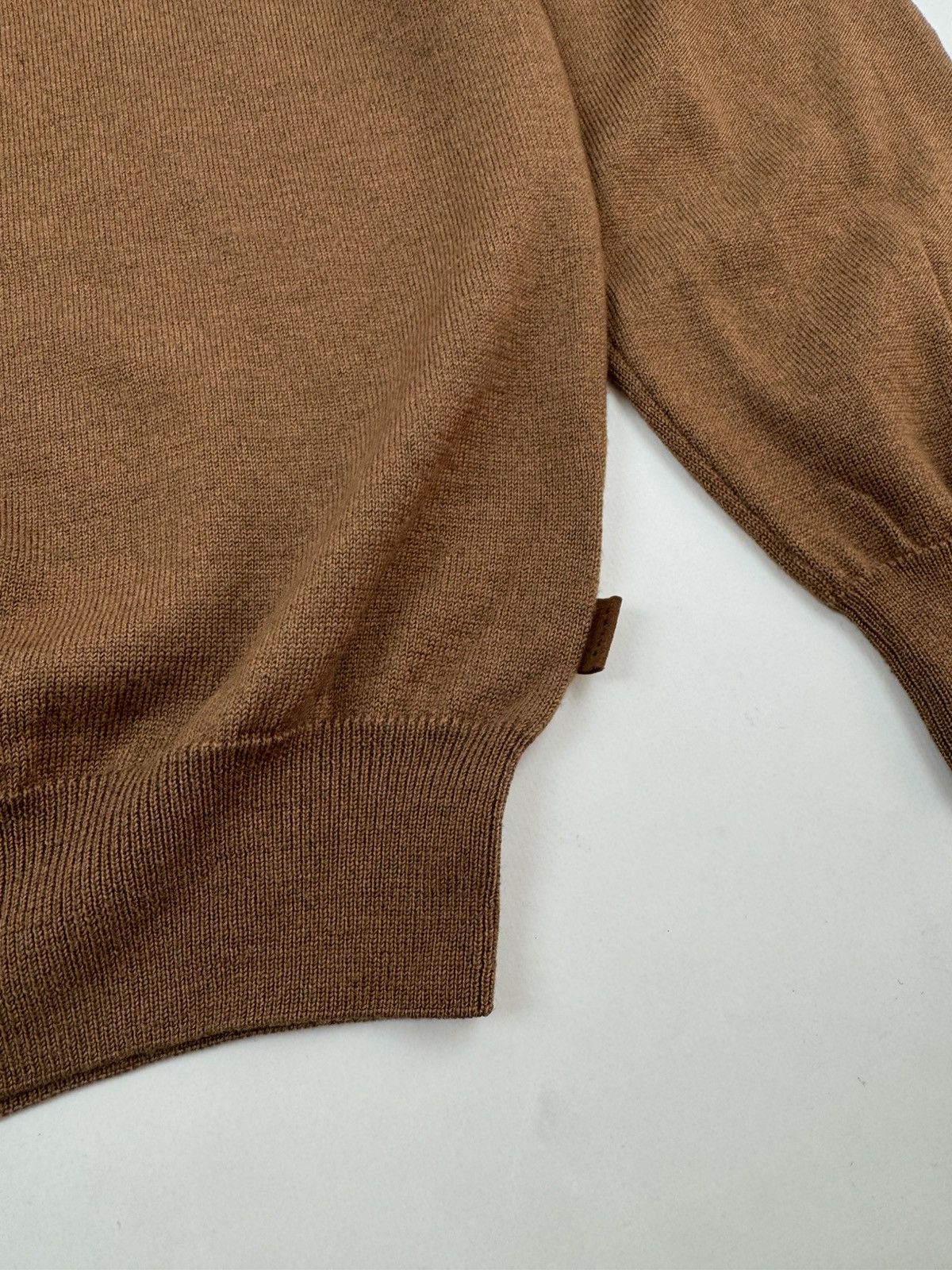 FALKE Falke Wool Turtle Neck Brown Sweater Size US XL / EU 56 / 4 - 3 Thumbnail