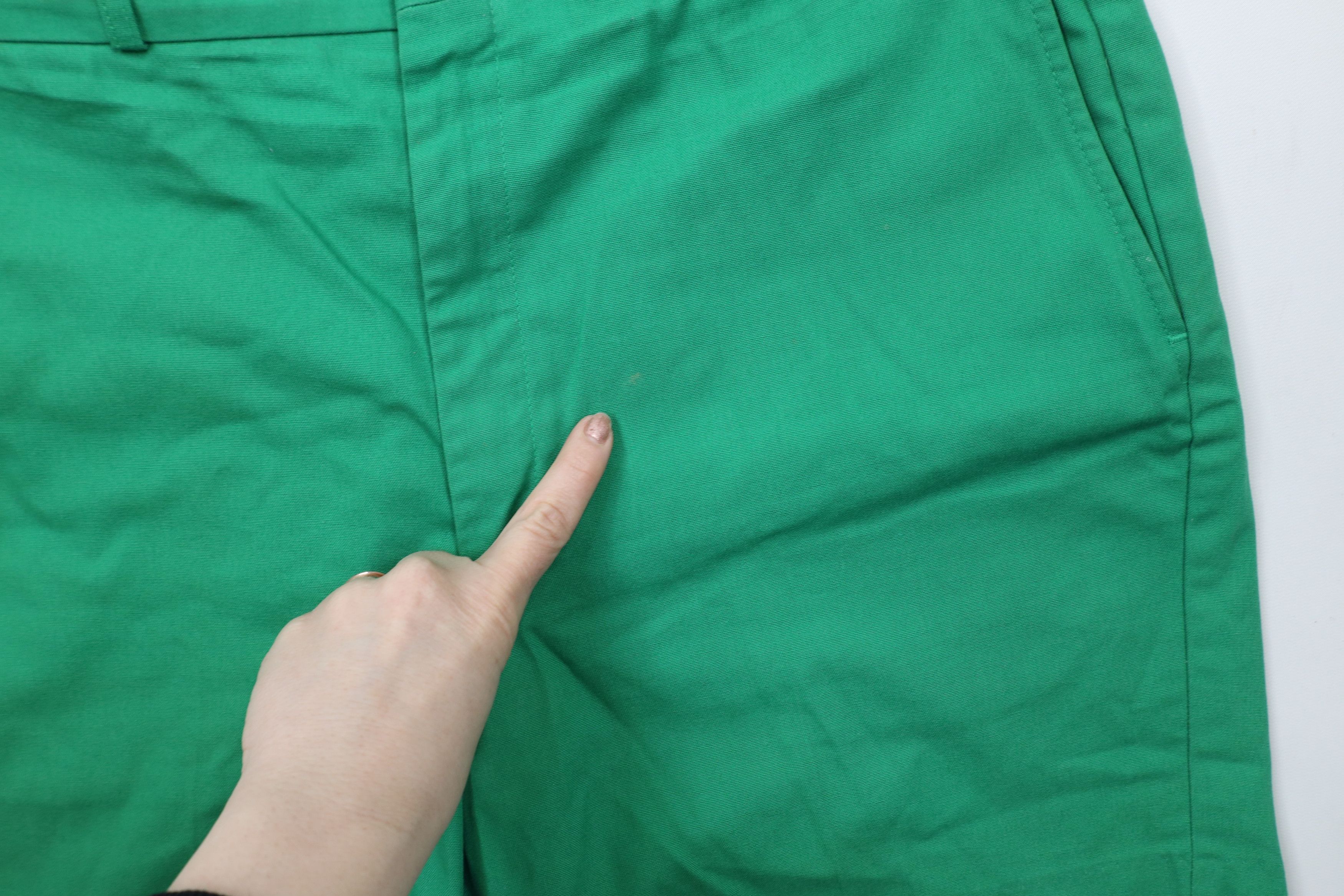 Vintage Vintage 80s 90s Streetwear Knee Chino Shorts Kelly Green Size US 36 / EU 52 - 5 Thumbnail