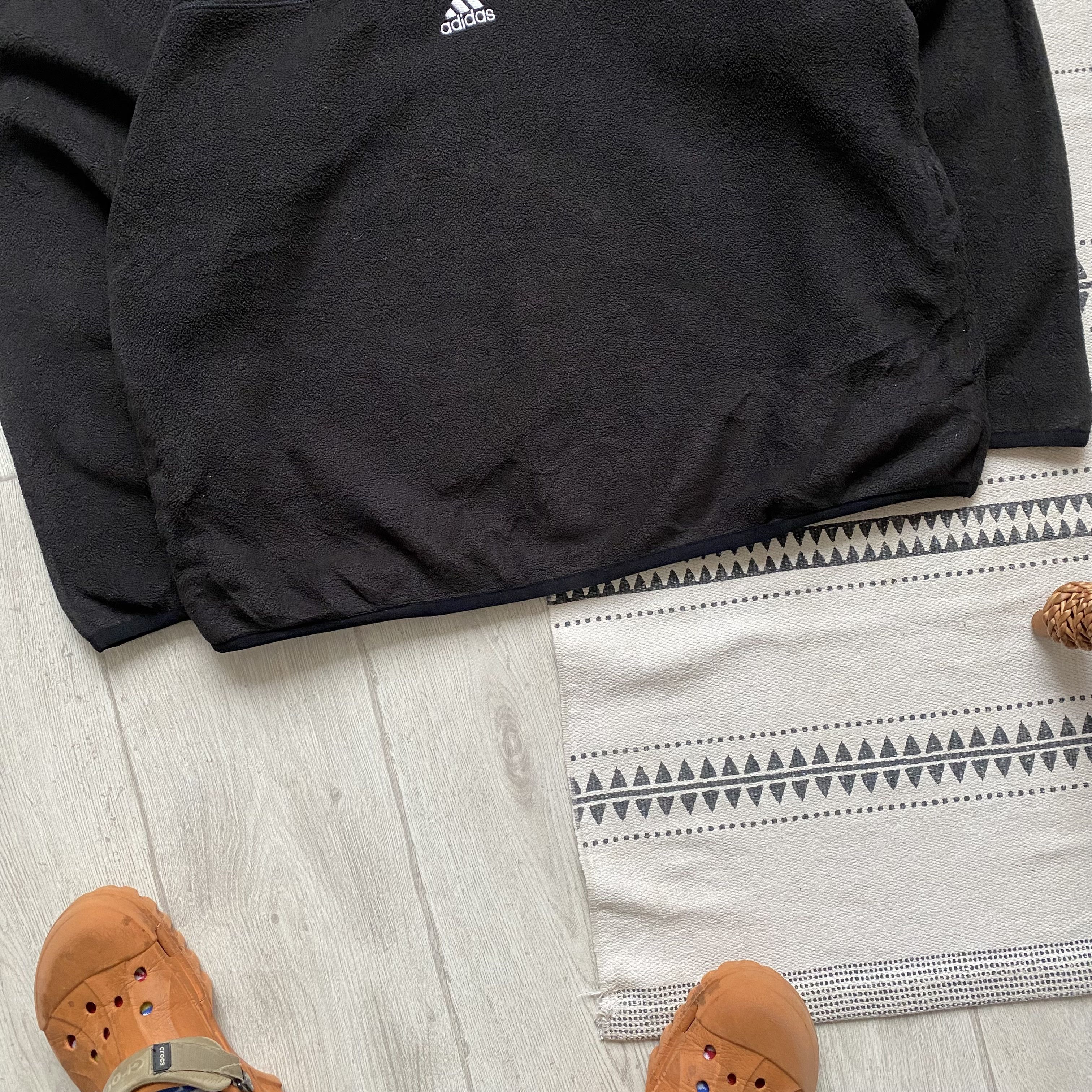 Adidas Gorpcore Vintage Adidas Fleece ¼ zip Sweater Drill Polartec Size US XL / EU 56 / 4 - 3 Thumbnail