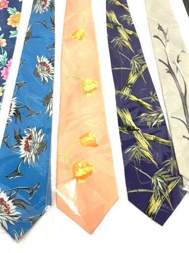 Yohji Yamamoto Yohji Yamamoto Red Line Tie Unique Patterned Size ONE SIZE - 3 Thumbnail