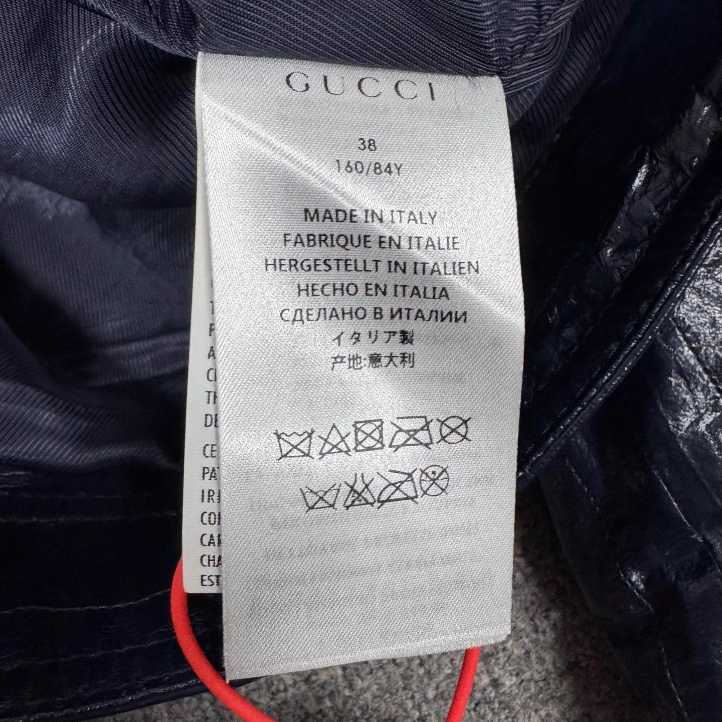 Gucci Gucci SS16 Runway Eel Skin Jacket 38 Size S / US 4 / IT 40 - 6 Thumbnail