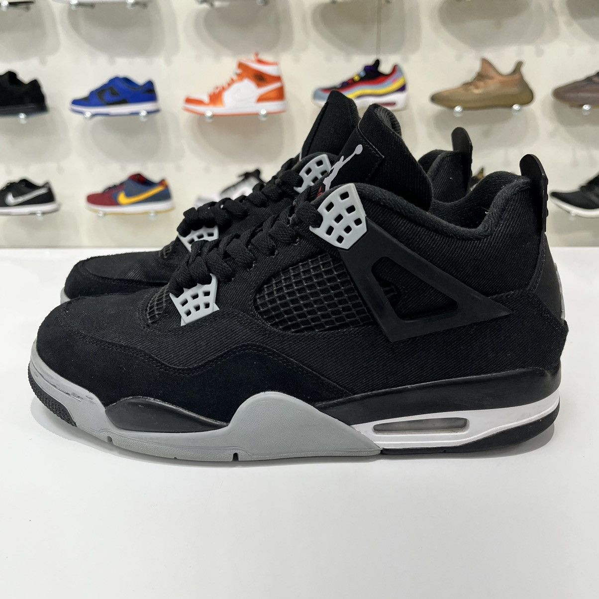 Nike Air Jordan 4 Retro SE Black Canvas Size US 10.5 / EU 43-44 - 3 Thumbnail