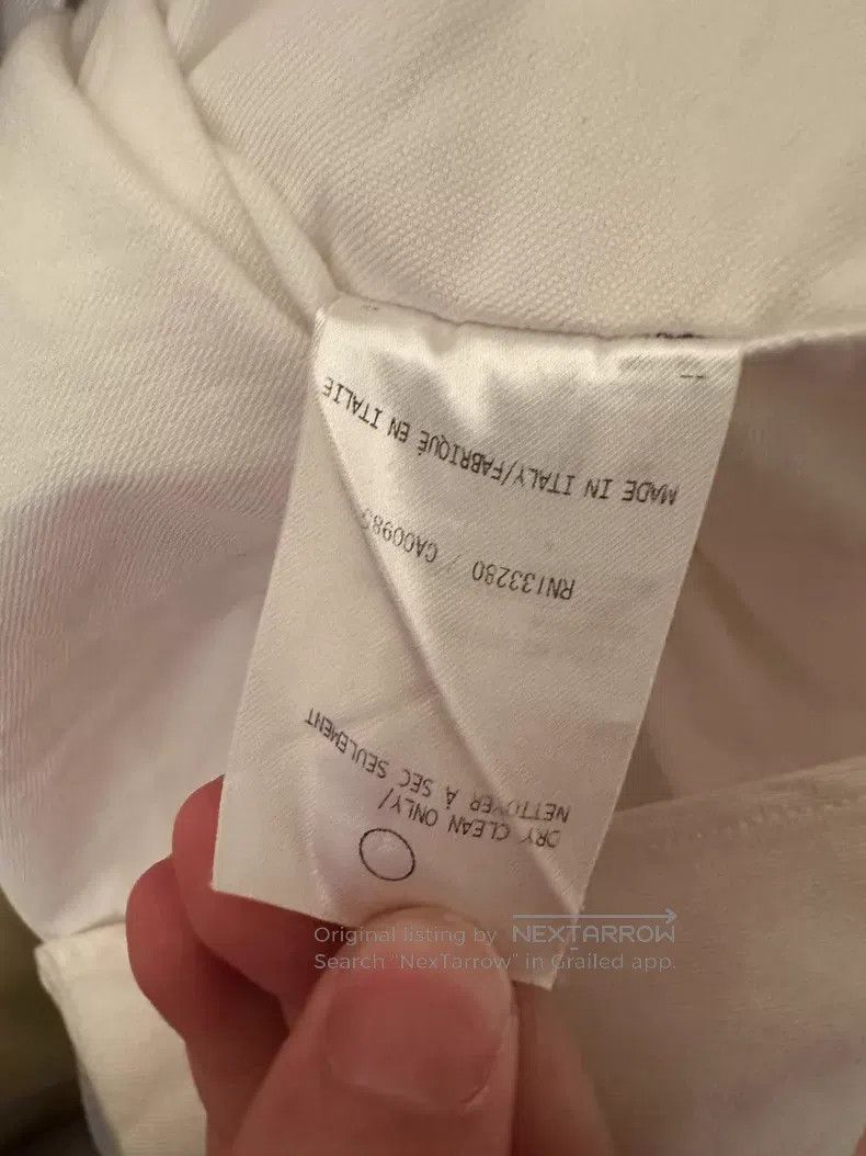 Thom Browne Thom Browne White Long Sleeve Shirt Size US M / EU 48-50 / 2 - 4 Thumbnail
