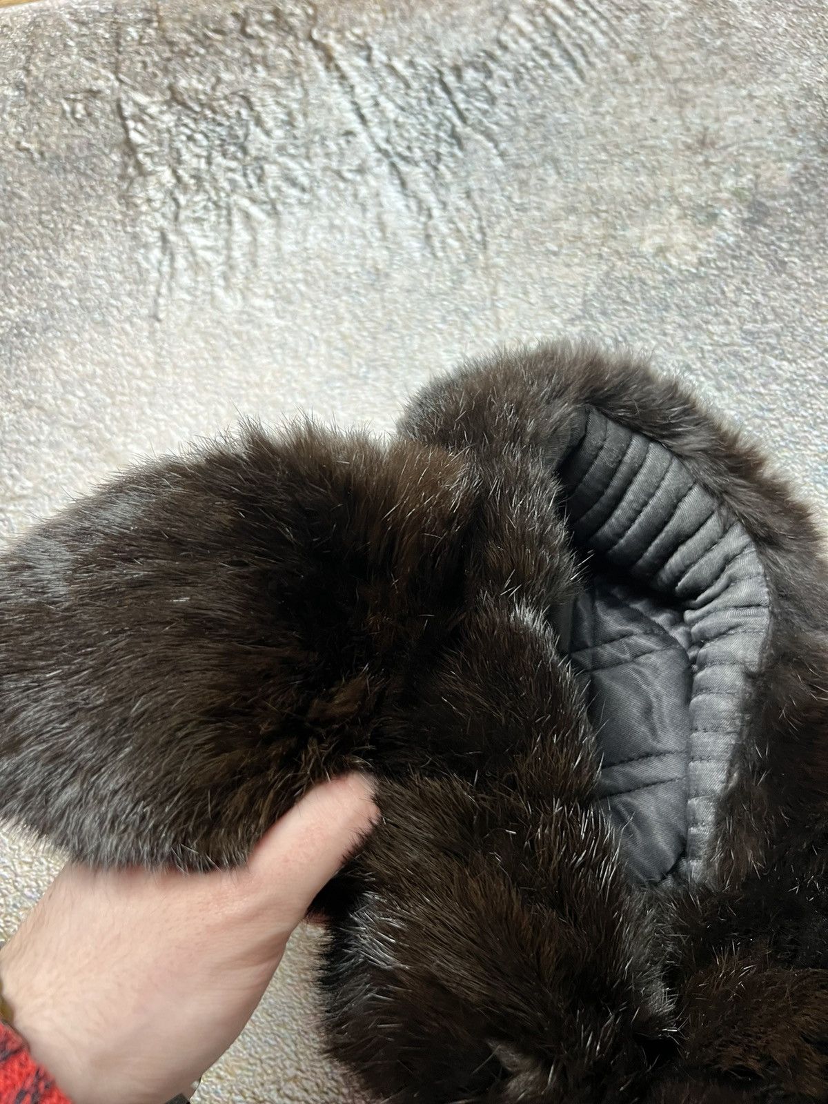 Japanese Brand × Vintage y2K faux fuzzy mohair Japan Avant Garde style hat USHANKA Size ONE SIZE - 6 Thumbnail