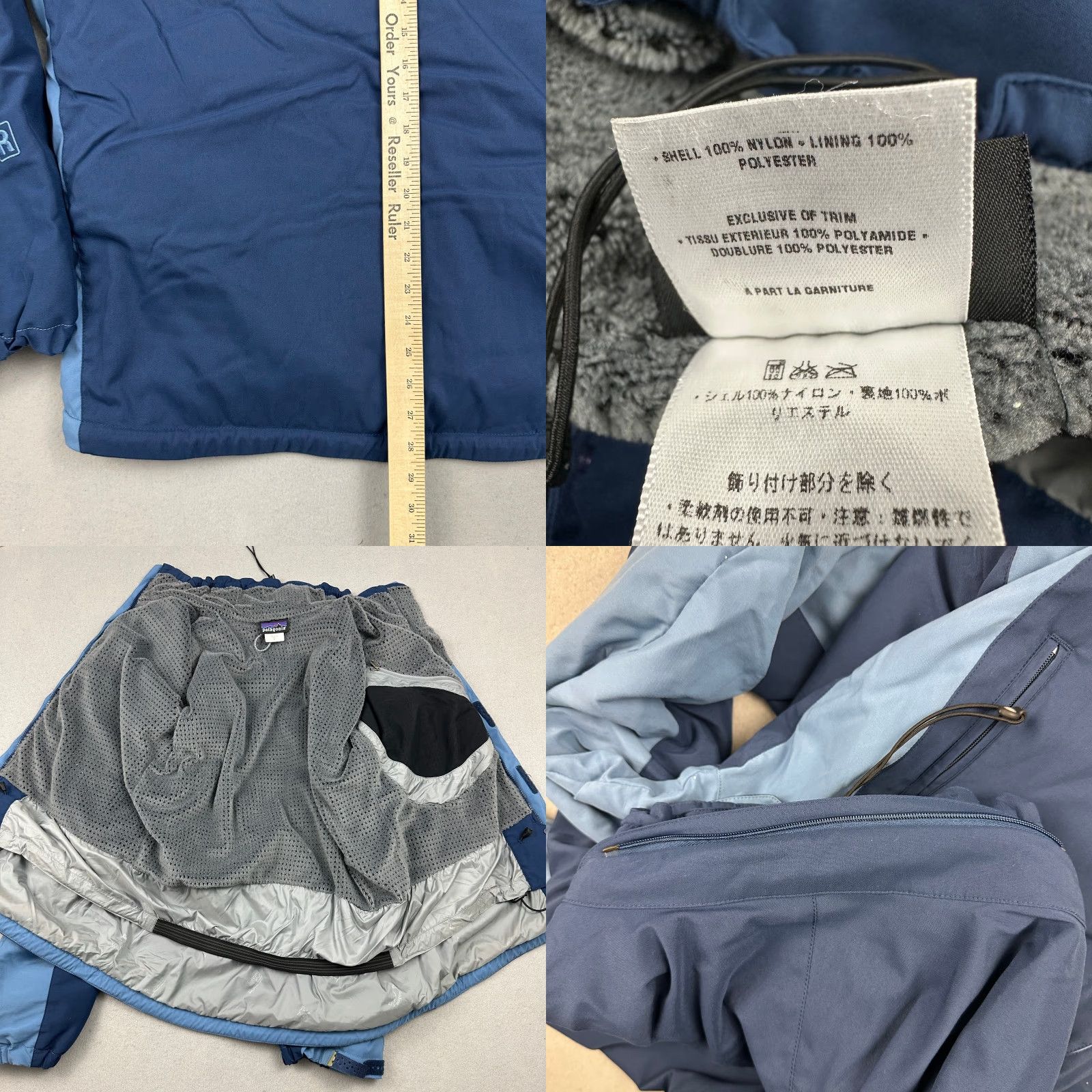 Patagonia VINTAGE Patagonia Technical Alpine Shell Jacket Men M Blue Zip Parka Outdoor Fall Winter Full Zip Pockets Logo Regular Jacket Size US M / EU 48-50 / 2 - 8 Thumbnail