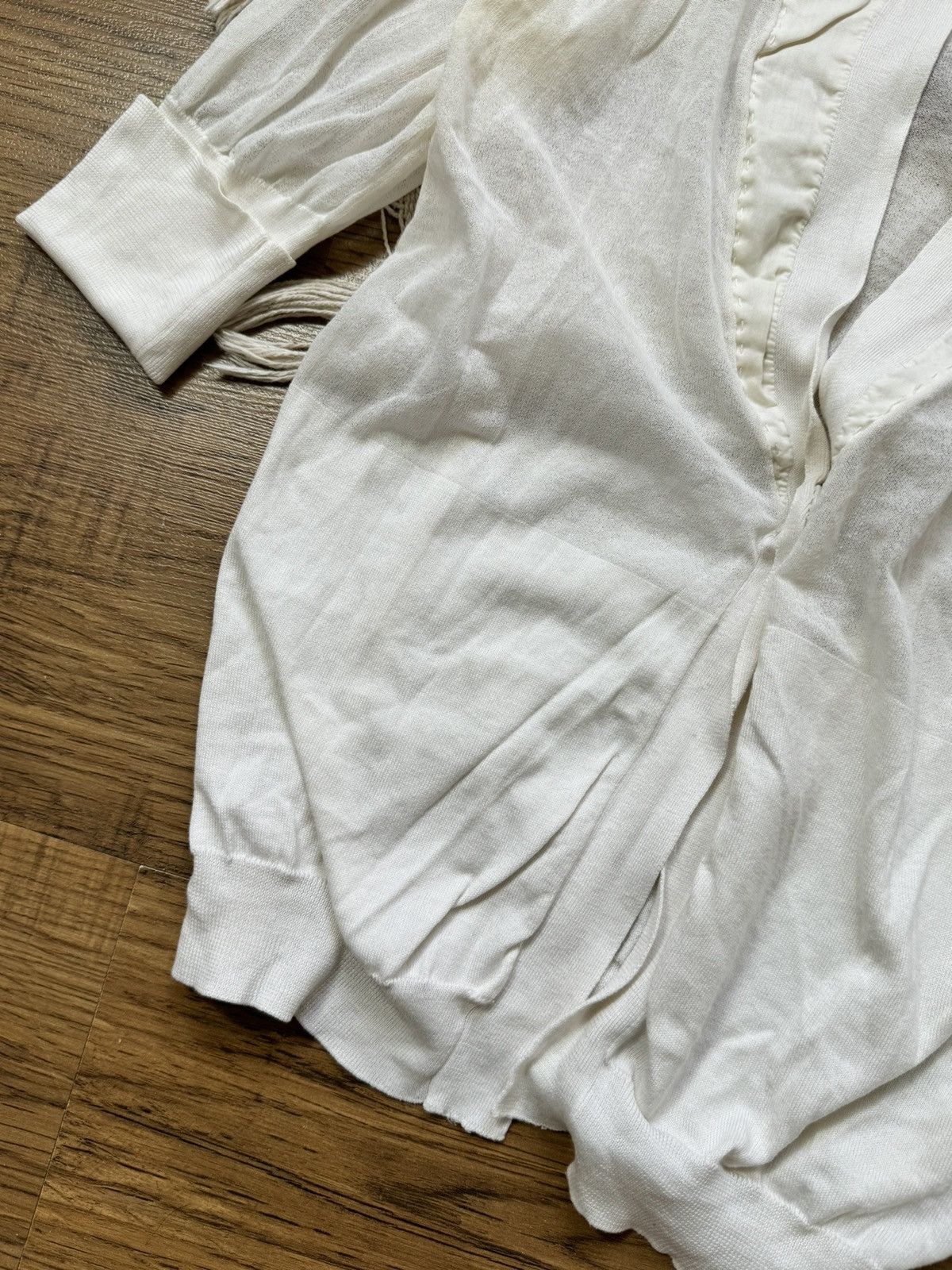 Brunello Cucinelli VINTAGE BRUNELLO CUCCINELLI 2000s MESH BLOUSE Size S / US 4 / IT 40 - 5 Thumbnail