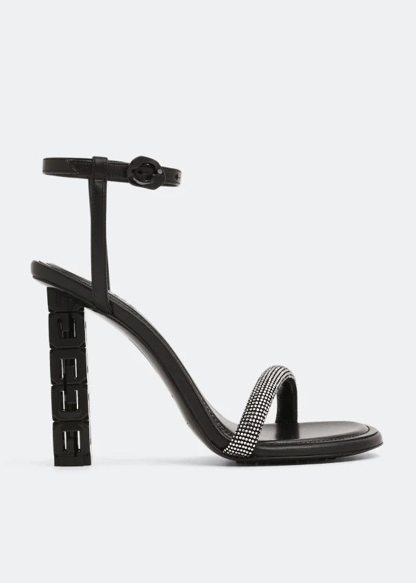 Givenchy o1loc1c0724 Heeled Sandals in Black Size US 6 / IT 36 - 1 Thumbnail