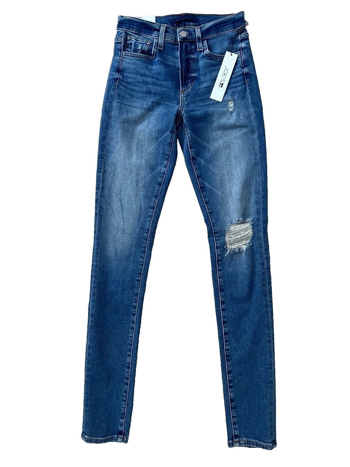 Joe's Joe's Jeans The Twiggy Enigma Destruct Denim Blue ( 25 ) Size 25" / US 0 / IT 36 - 3 Thumbnail