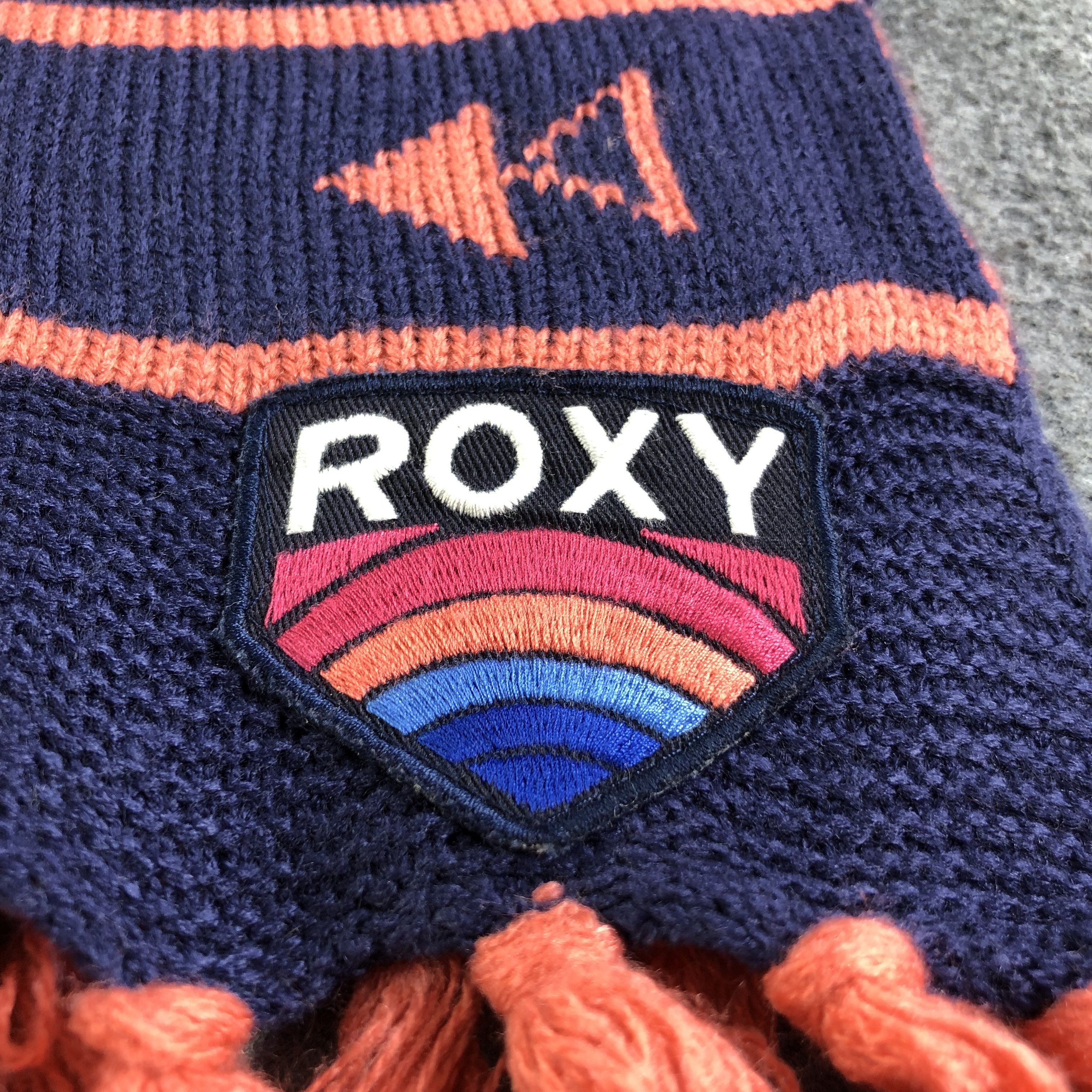 Japanese Brand Roxy Wool Poncho Scarf Muffler V1931 Size ONE SIZE - 4 Thumbnail