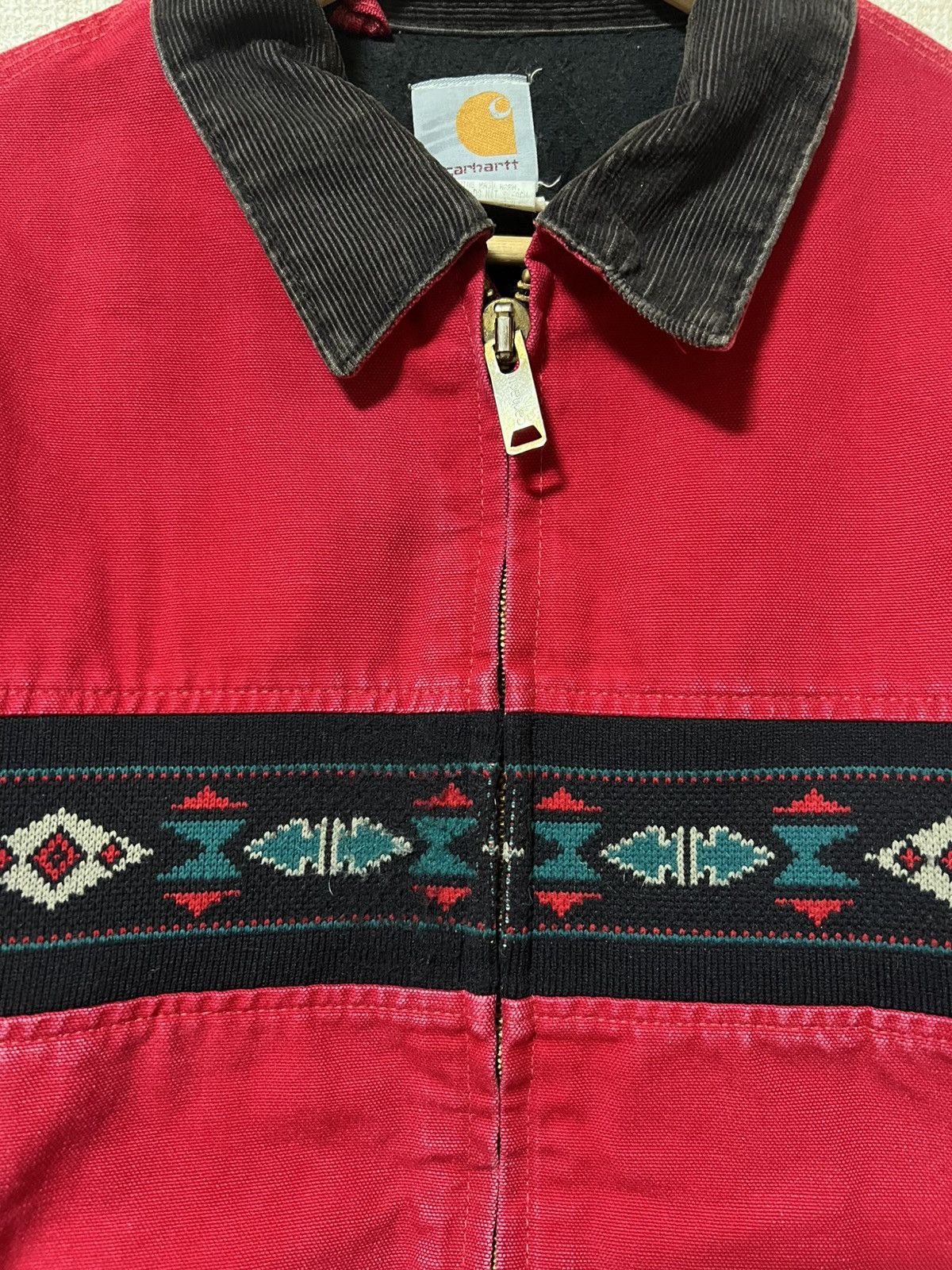 Carhartt J77 Santa Fe Jacket RED USA製 Carhartt × Vintage ❌SOLD❌Carhartt santa fe J77 RED southwest