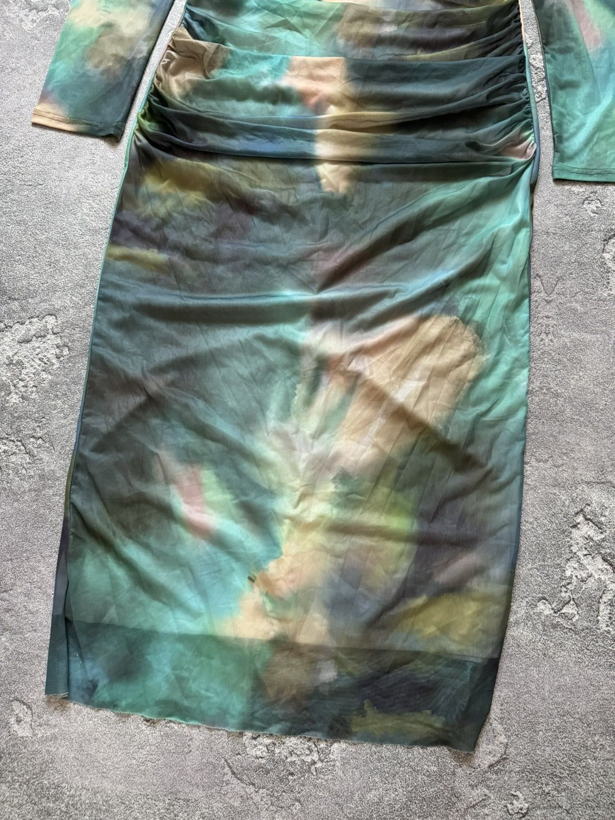 Japanese Brand × Jean Paul Gaultier Mesh dress long all printed motive like Jean Paul Gaultier Size XL / US 12-14 / IT 48-50 - 5 Thumbnail
