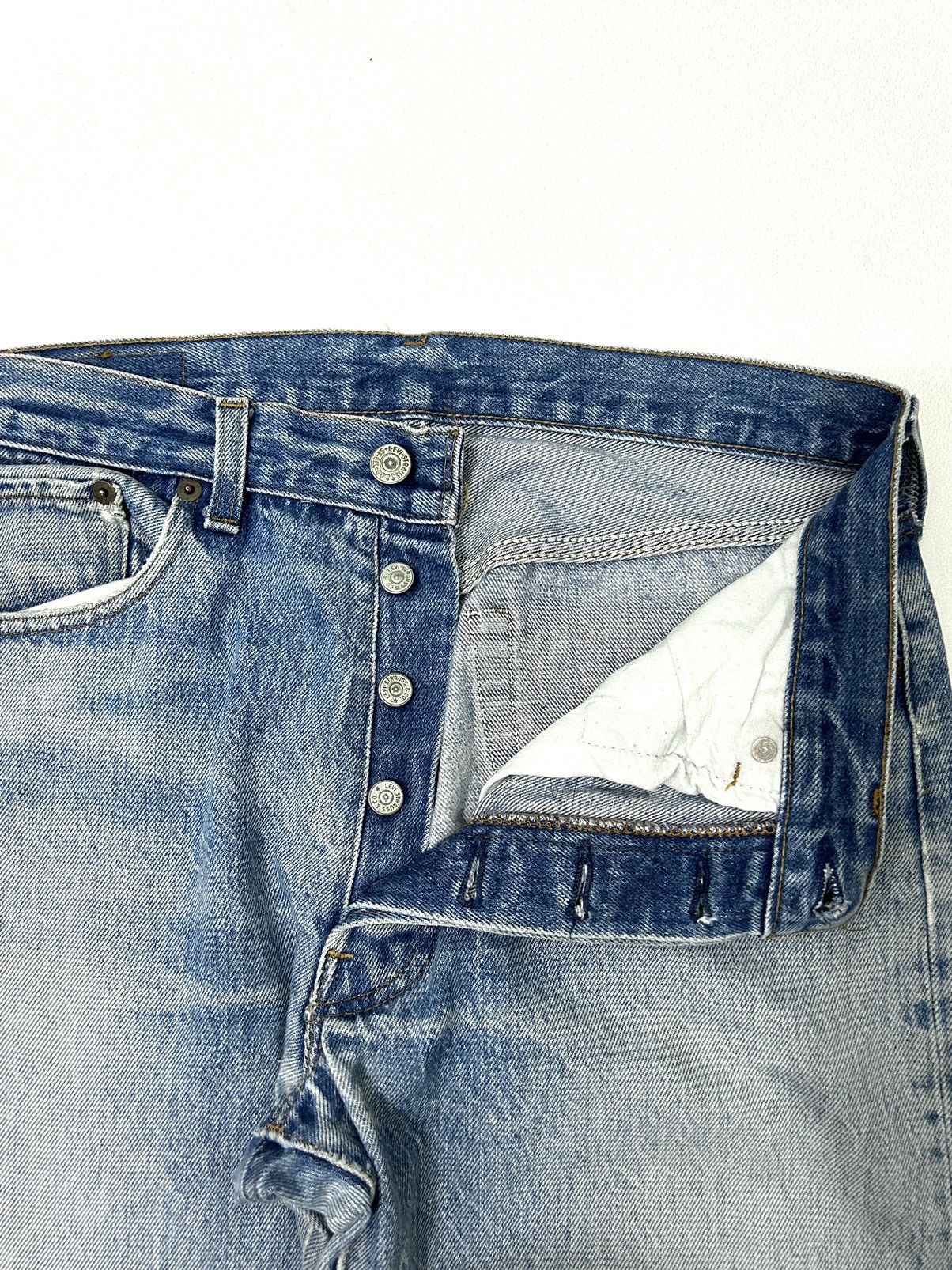 Levi's × Levi's Vintage Clothing 80s Vintage Levis 501 #522 Distressed Jeans Size US 31 - 11 Thumbnail