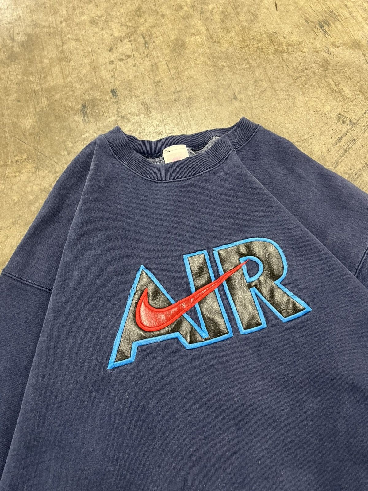 Nike × Vintage Nike bootleg vintage 90s boxy fit crewneck streetwear rare Size US XXL / EU 58 / 5 - 4 Thumbnail
