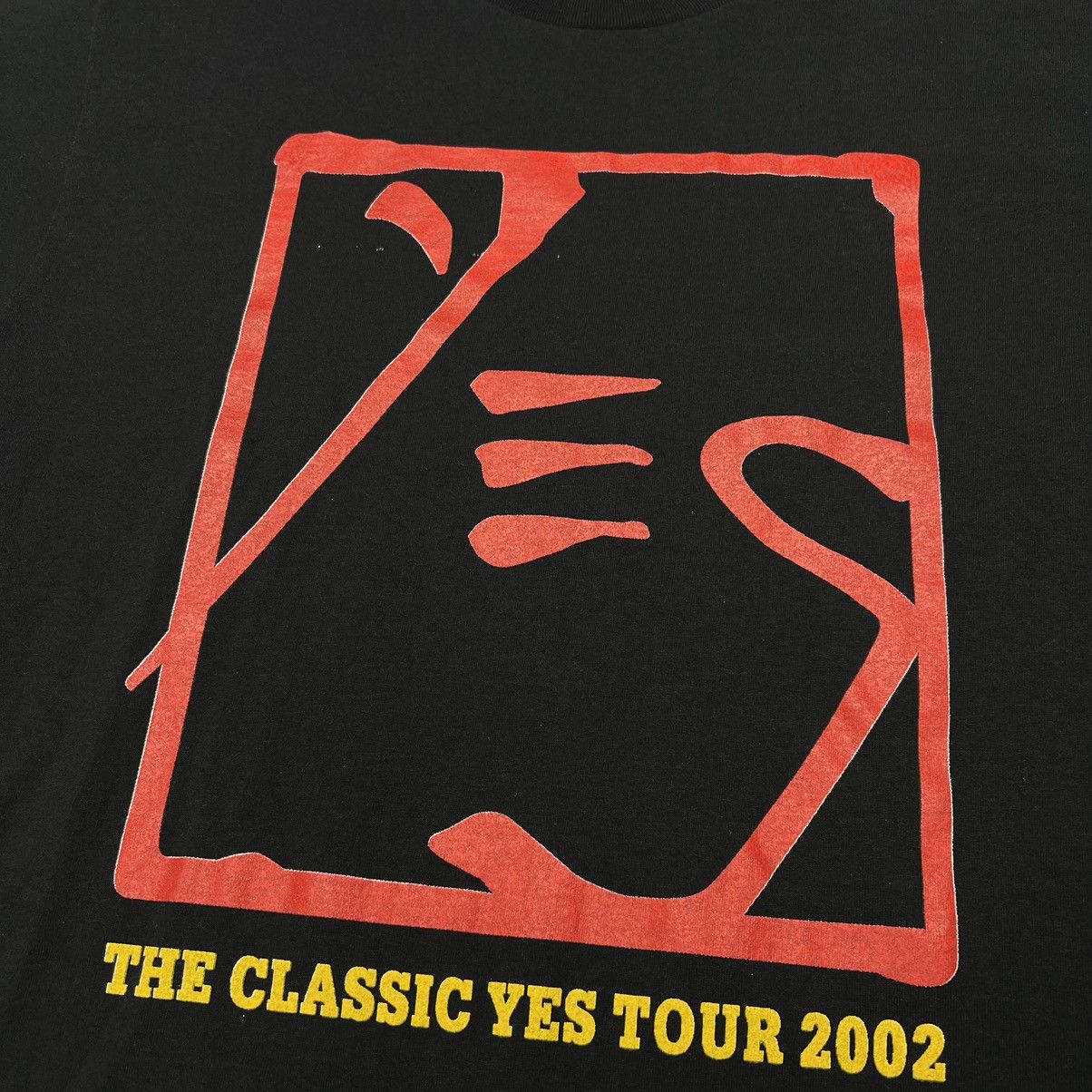 Band Tees × Vintage VTG Yes Band Tee Shirt Black Tour Rock Music Retro Graphic Size US L / EU 52-54 / 3 - 3 Thumbnail