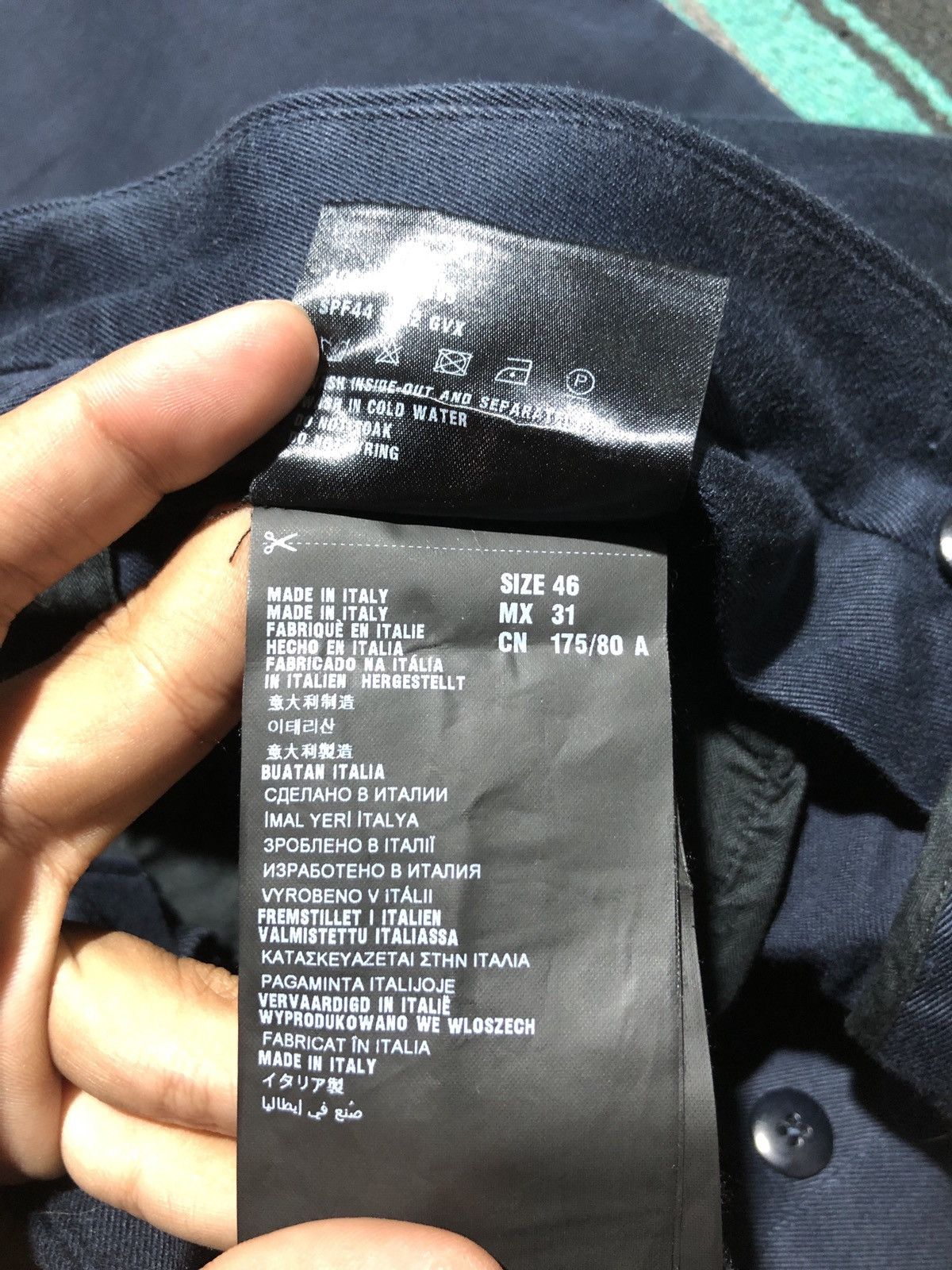 Prada Prada Navy Cotton Trousers Pants Size US 32 / EU 48 - 13 Thumbnail