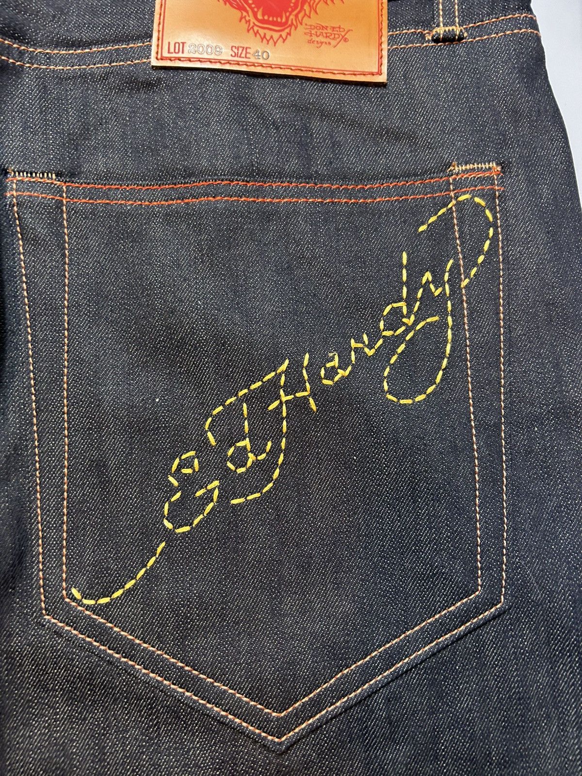 Ed Hardy Ed Hardy 2009 Denim Jeans Raw denim Size US 40 / EU 56 - 4 Thumbnail