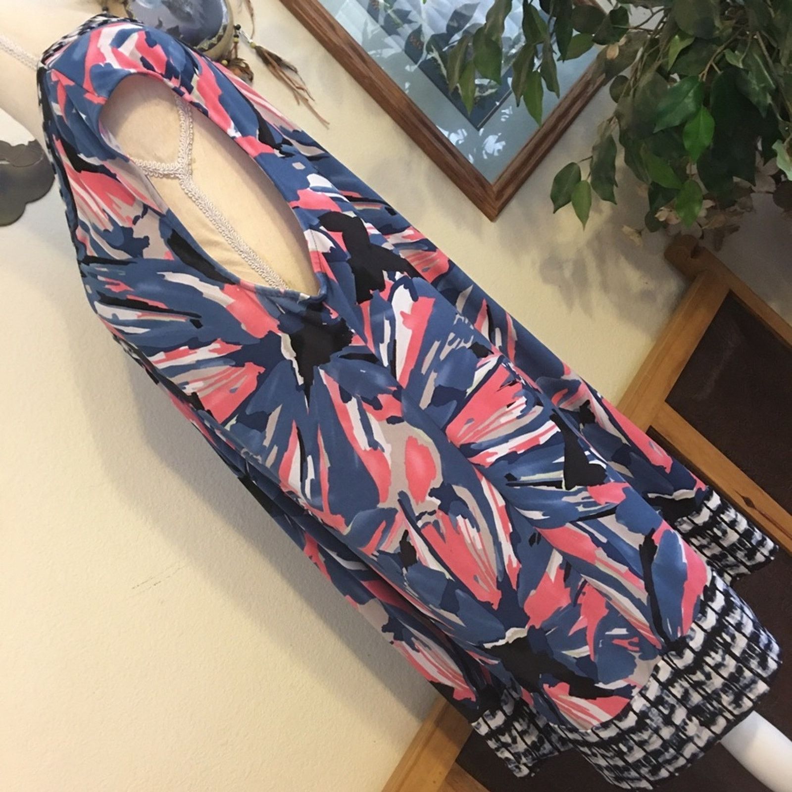 Alfani Alfani wild print tunic top dress XL Size XL / US 12-14 / IT 48-50 - 4 Thumbnail