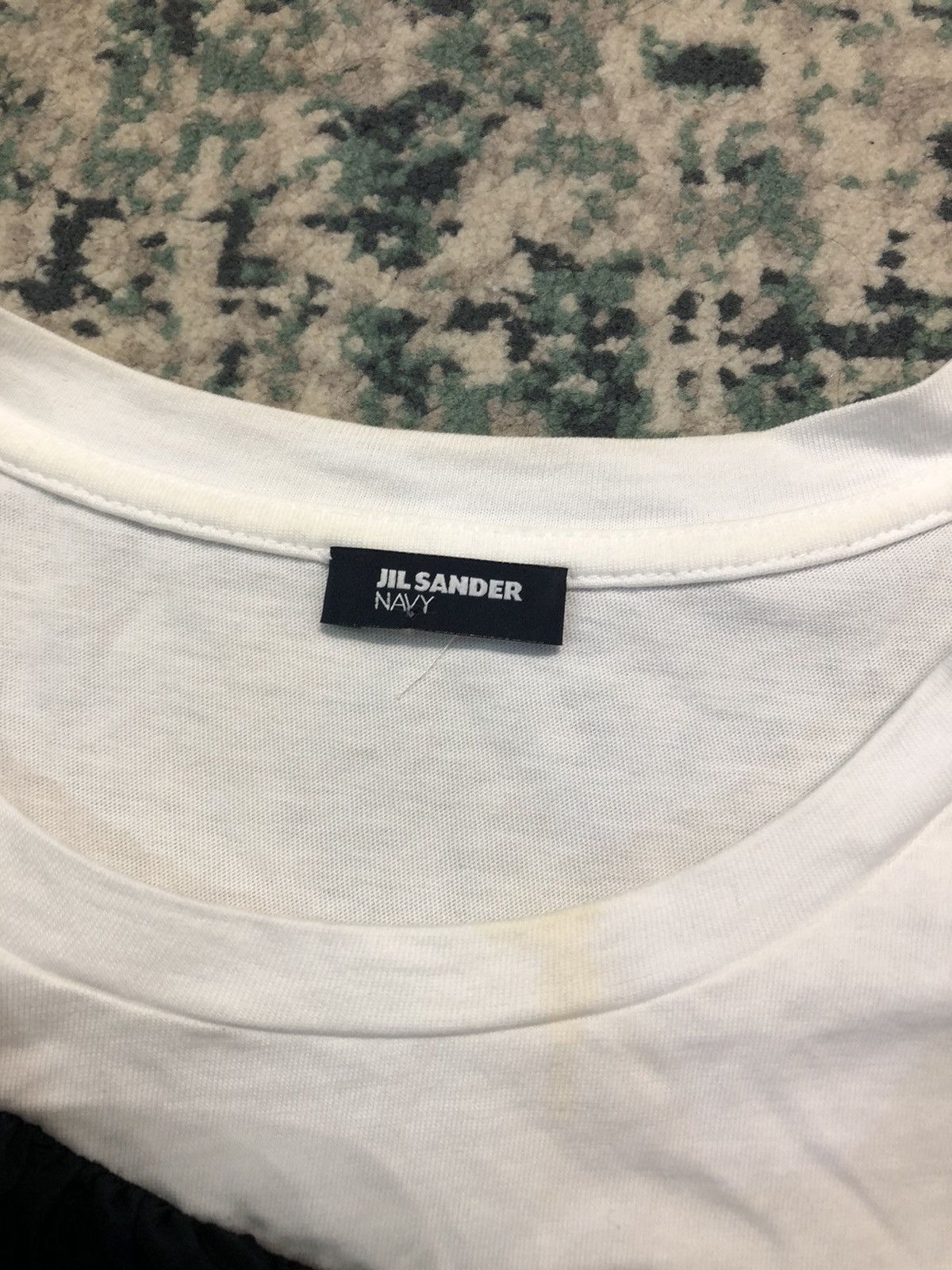 Jil Sander Jil Sander Navy Nylon Ribbon/Ruffle Shirt Size US XS / EU 42 / 0 - 6 Thumbnail