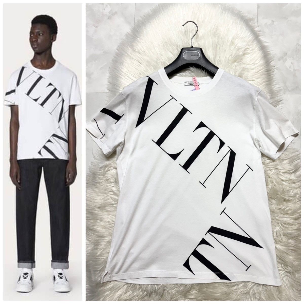 Valentino Authentic, Excellent Condition Valentino VLTN Logo T-Shirt Size US M / EU 48-50 / 2 - 1 Thumbnail