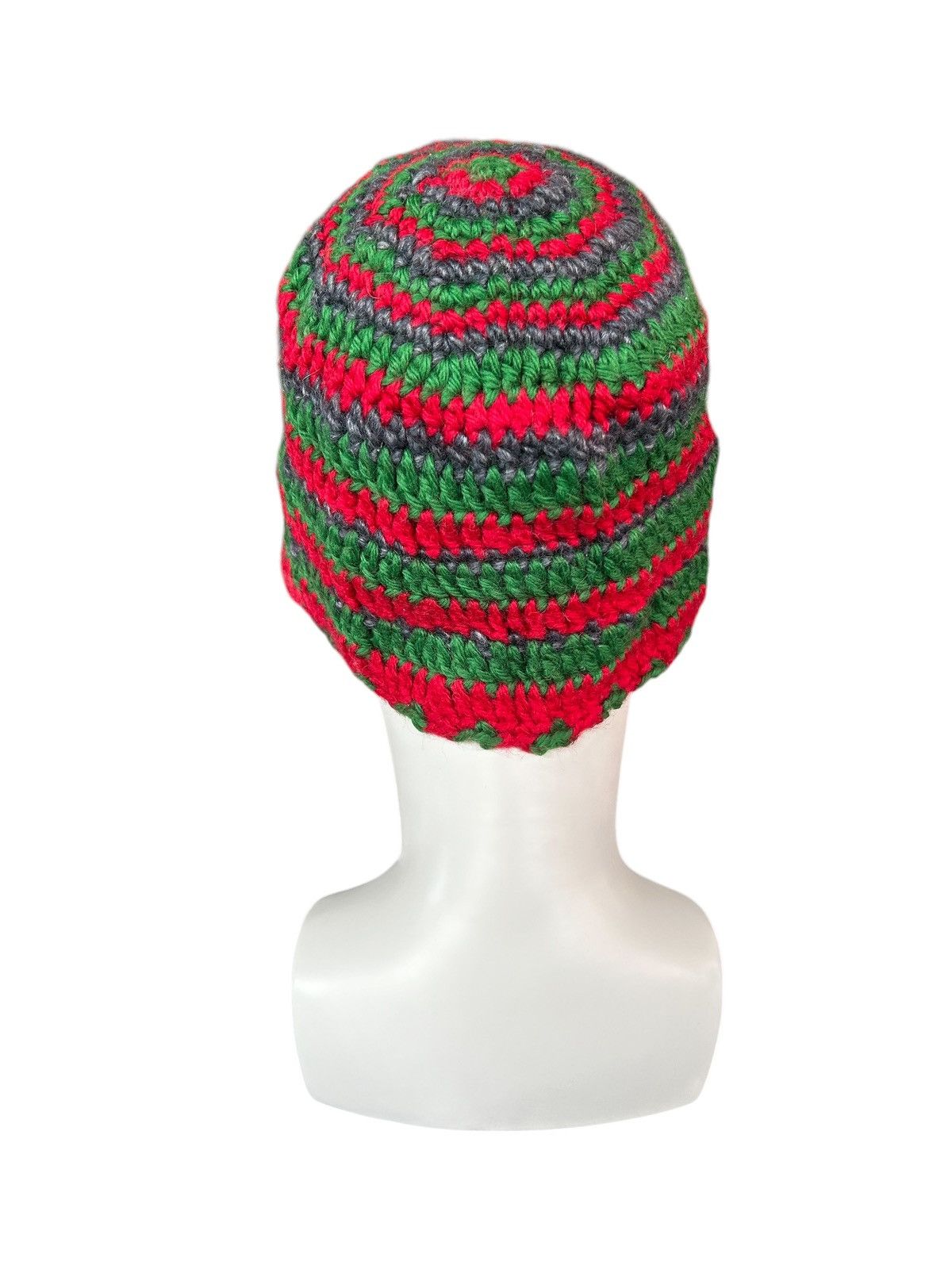 Japanese Brand × Kapital × Vintage Crochet Knitted handmade Rare Beanie Hats☠️☠️ Size ONE SIZE - 4 Thumbnail