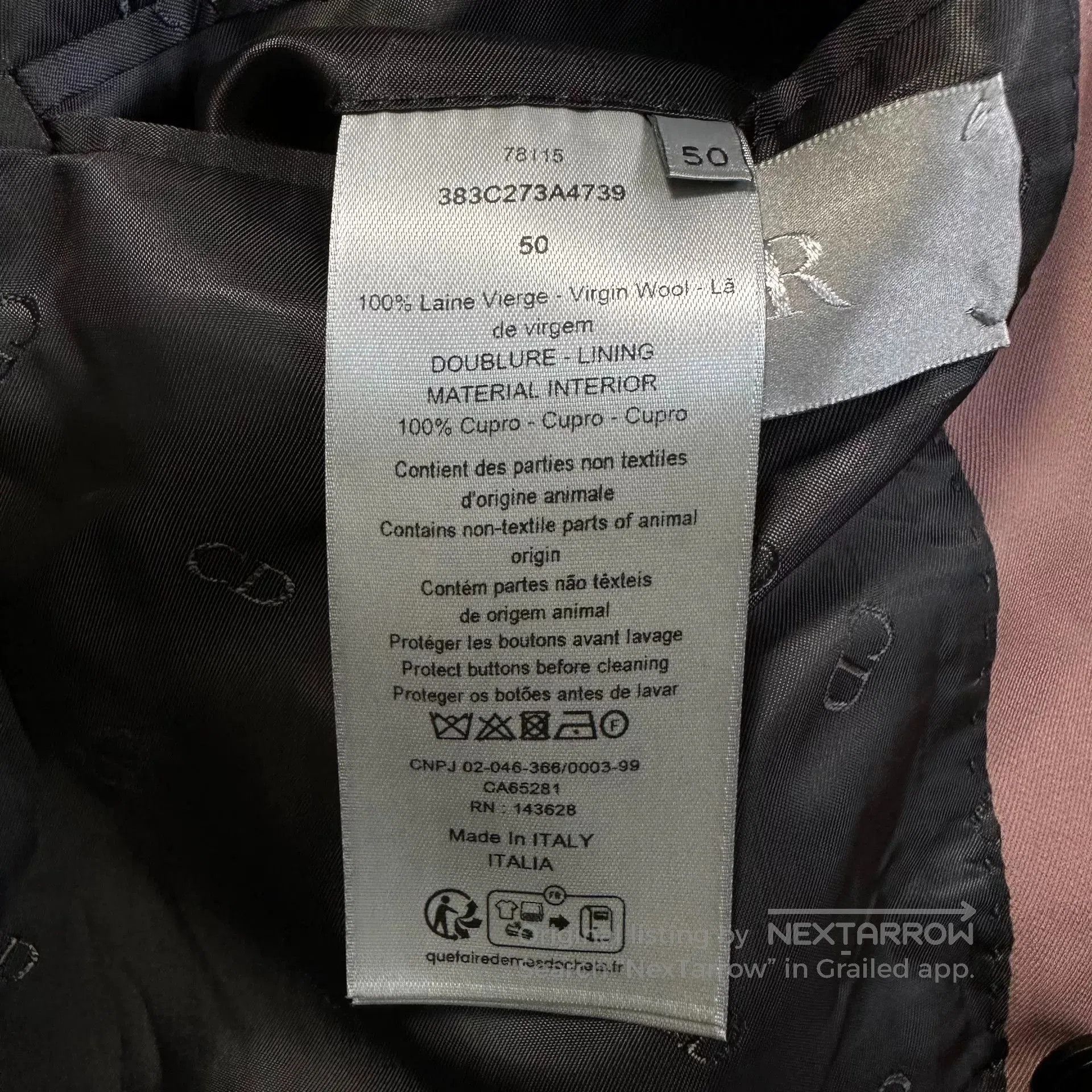 Dior Dior Man 23SS Wool Blazer. Size US M / EU 48-50 / 2 - 5 Thumbnail