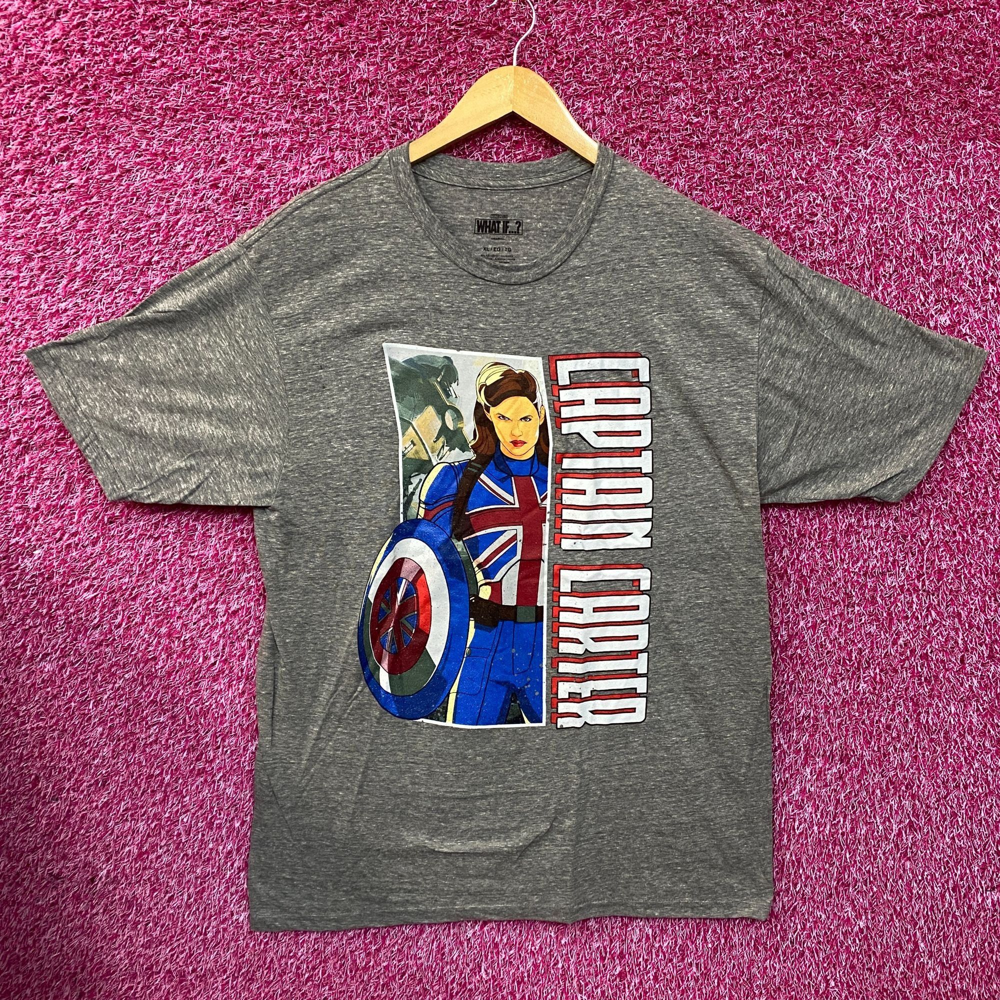 Marvel Comics Marvel What If Captain Carter Gray T-Shirt XL Size US XL / EU 56 / 4 - 1 Thumbnail