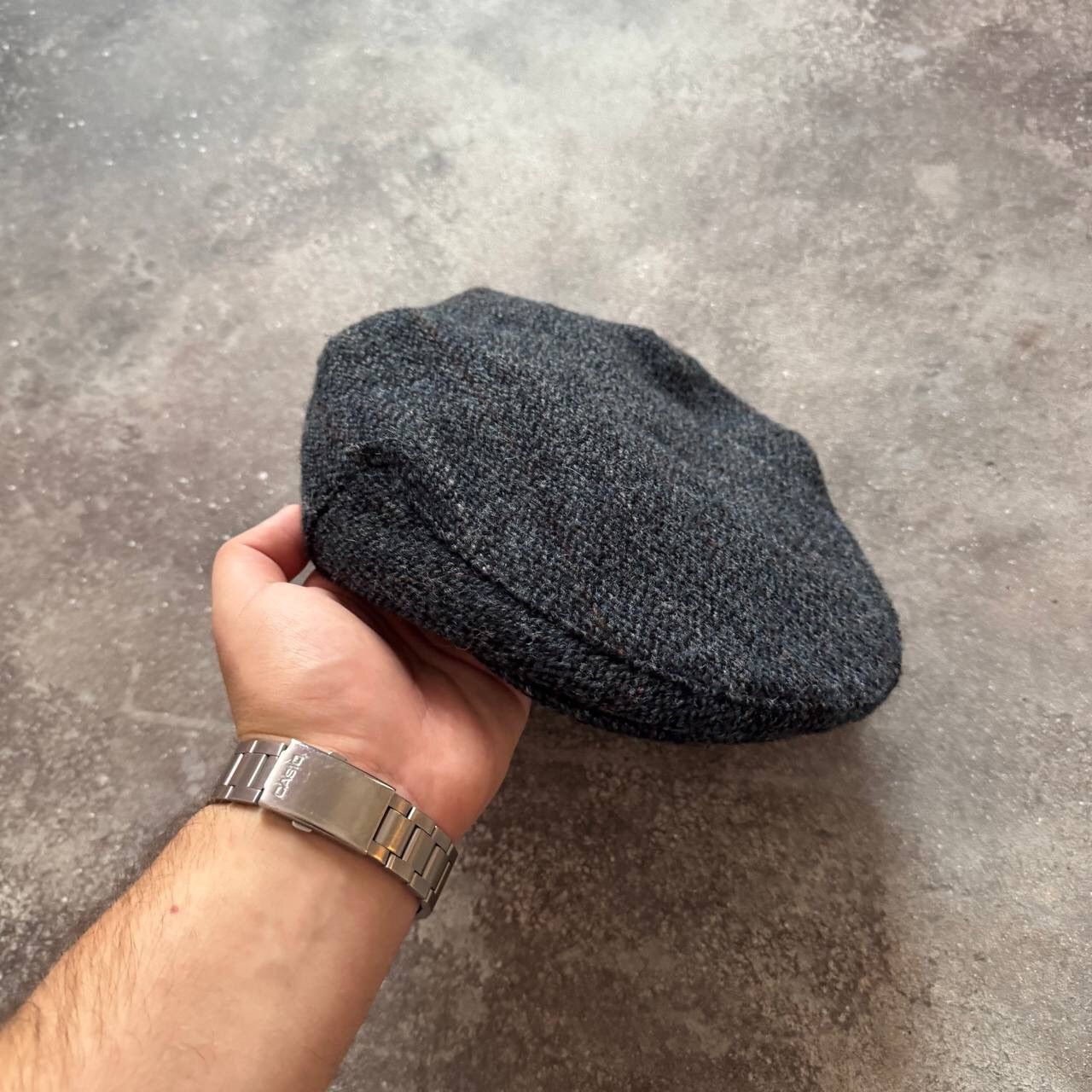 Harris Tweed × Japanese Brand × Vintage Harris Tweed Vintage Y2K Beret Hat Size ONE SIZE - 3 Thumbnail