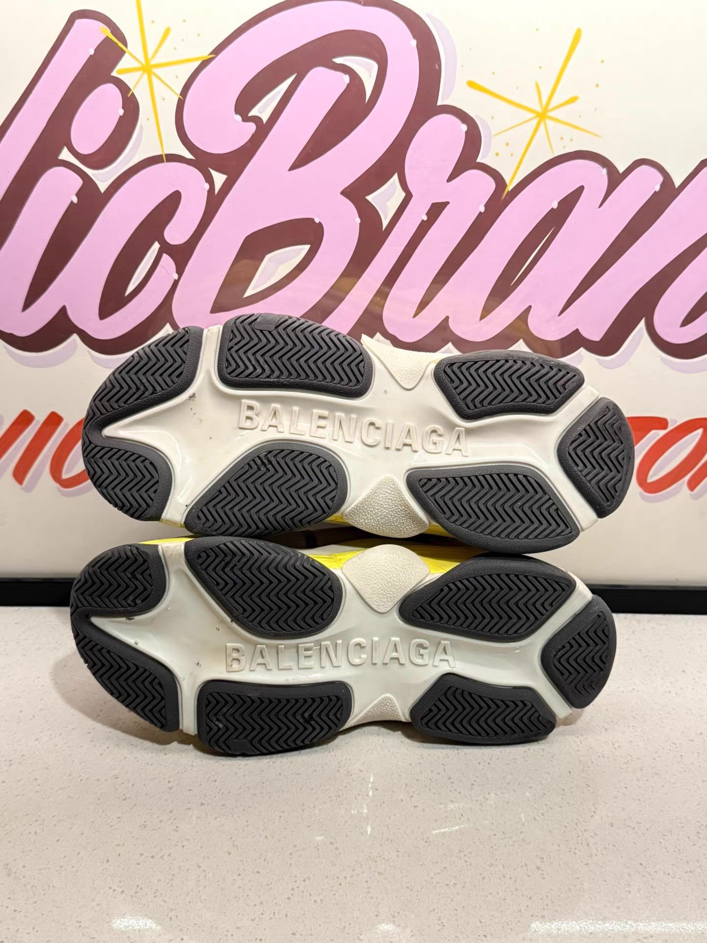 Balenciaga Balenciaga Triple S Dad Shoes, Women's Macaron Colorway Ｑ20 Size US 7 / IT 37 - 4 Thumbnail