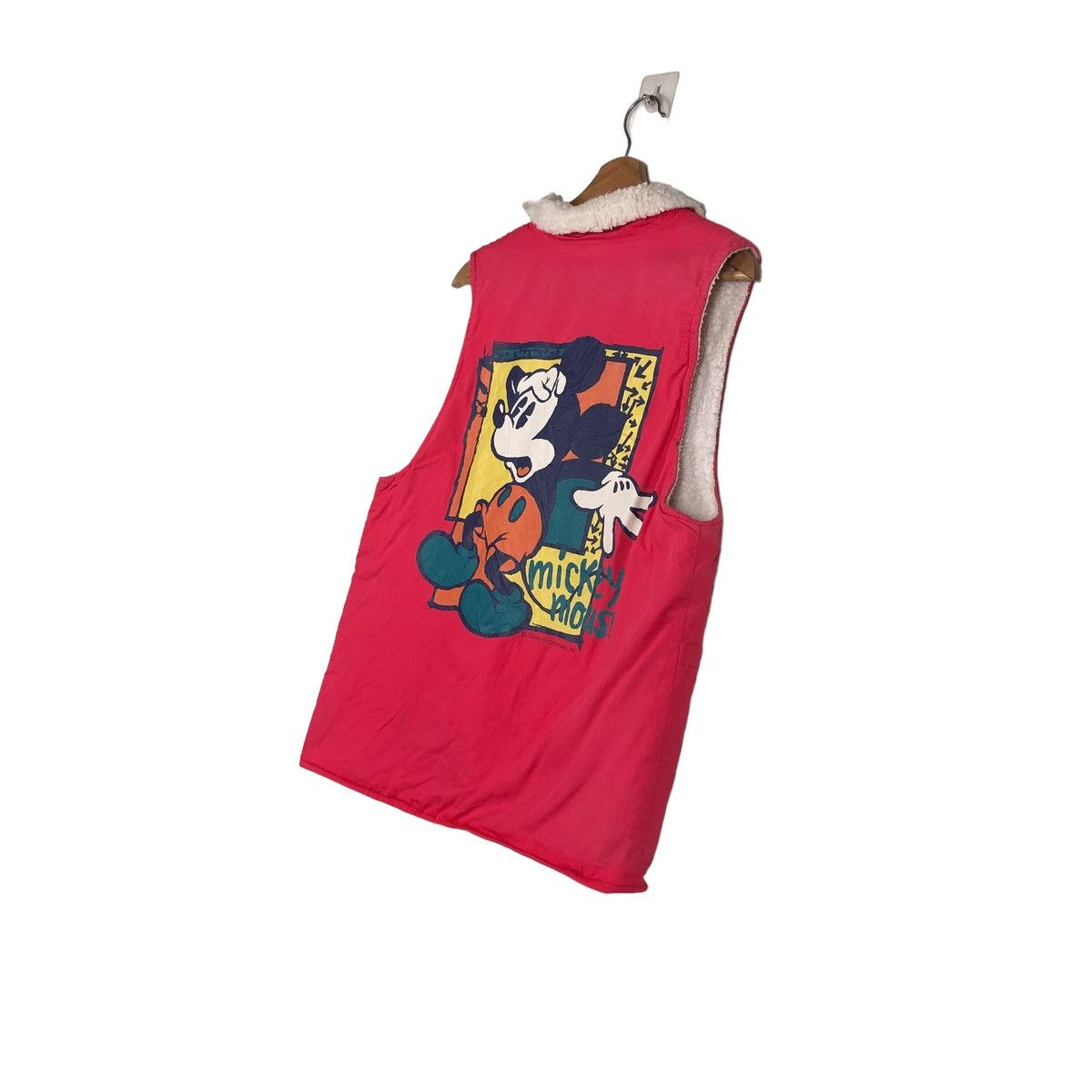 Japanese Brand 📌CARTOON NETWORK MICKEY MOUSE VEST JACKET BIG LOGO Size US M / EU 48-50 / 2 - 4 Thumbnail
